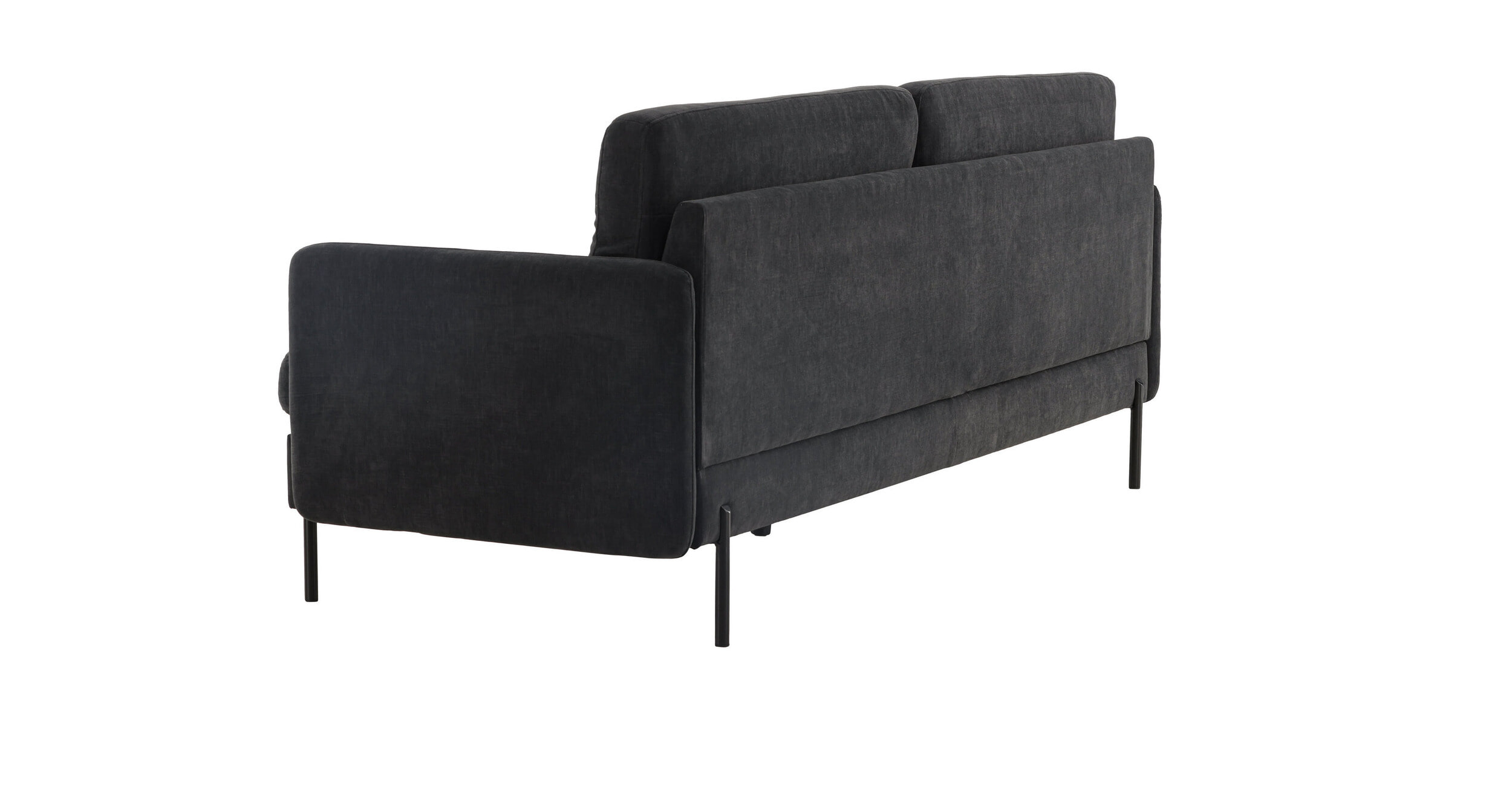 Nohr 3-zits Bank 'Janara' Velvet, kleur Donkergrijs