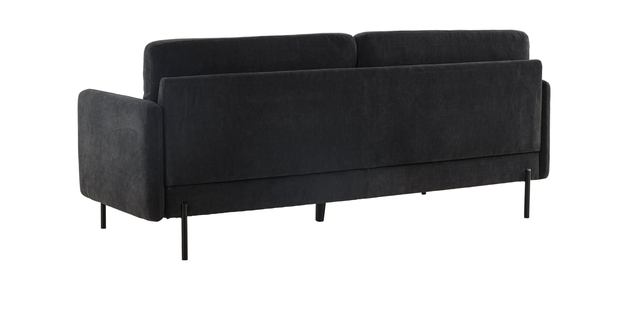 Nohr 3-zits Bank 'Janara' Velvet, kleur Donkergrijs