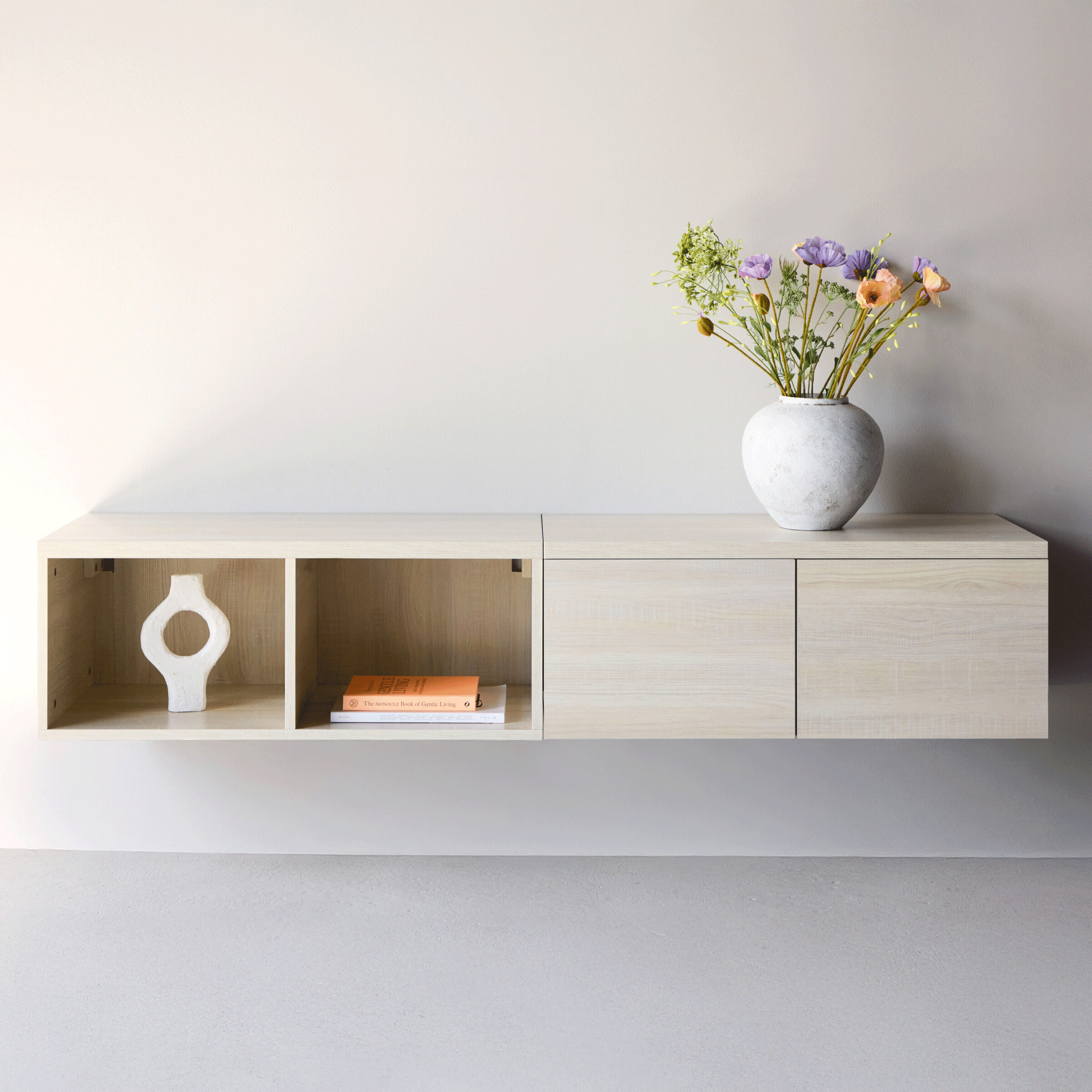 Nohr Zwevend TV-meubel Electa 180cm - Whitewash
