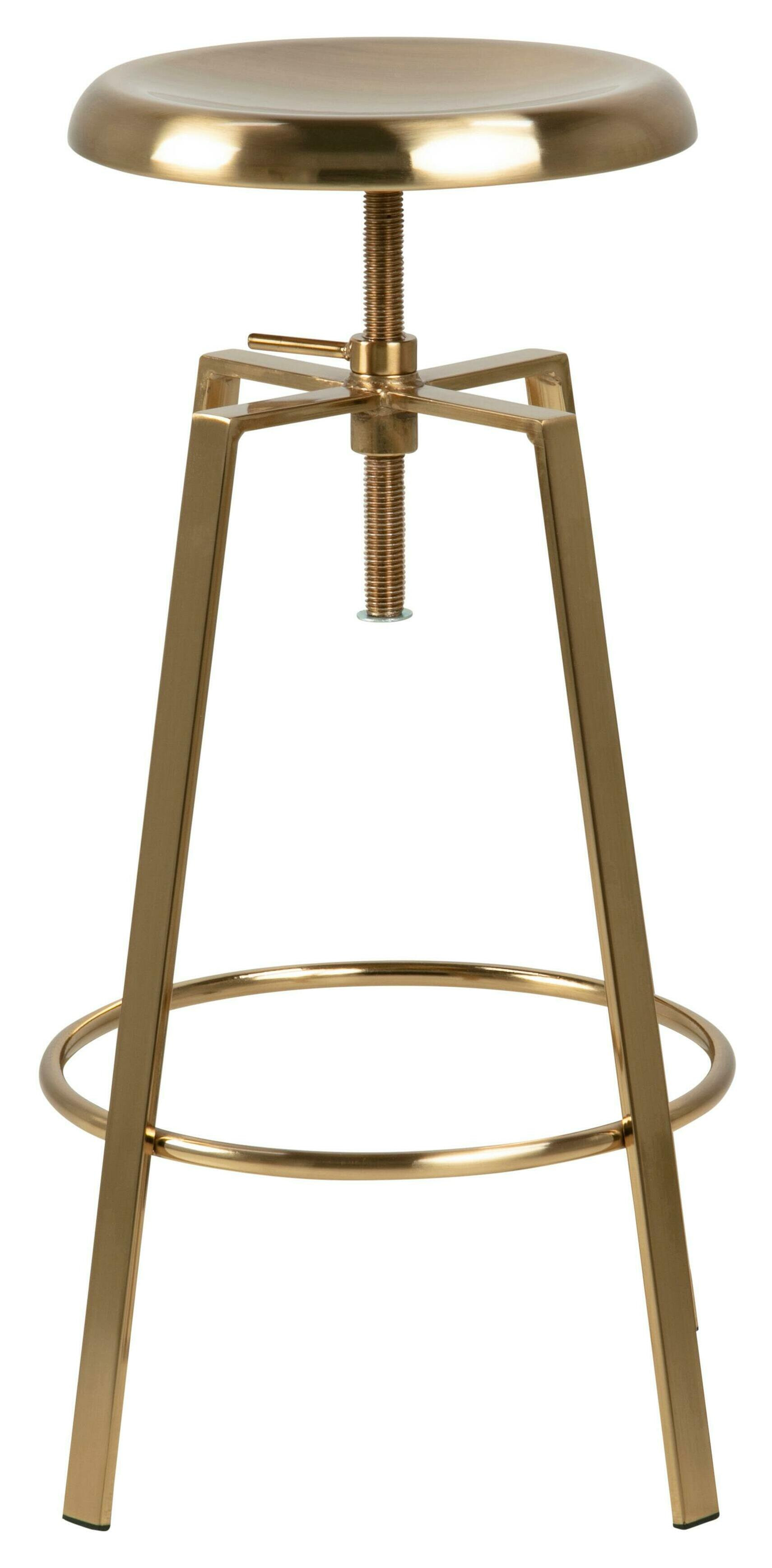 Bendt Barkruk 'Ella' Brass (zithoogte 67-87cm)