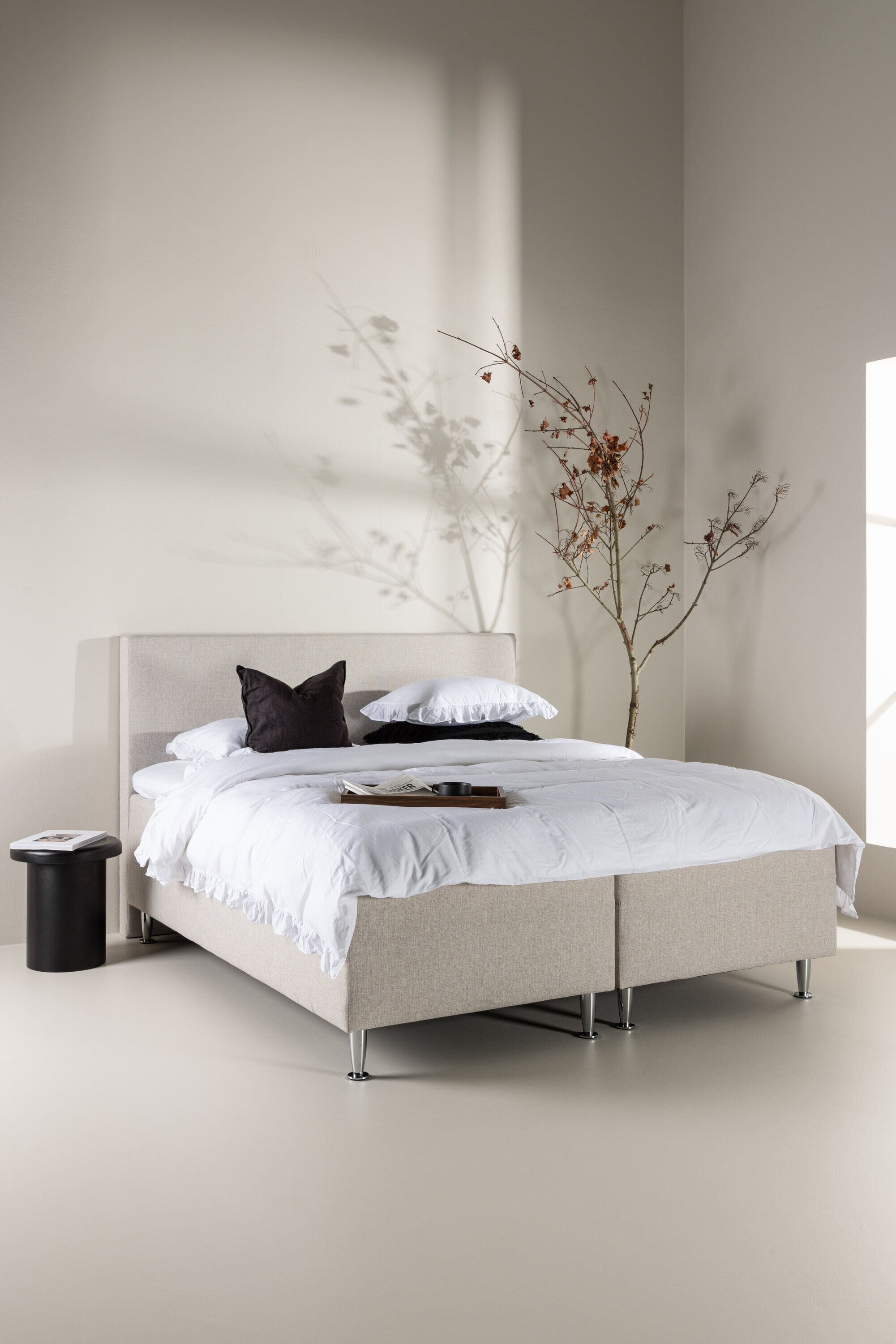 Nohr Bed Flecia 180 x 200cm - Beige