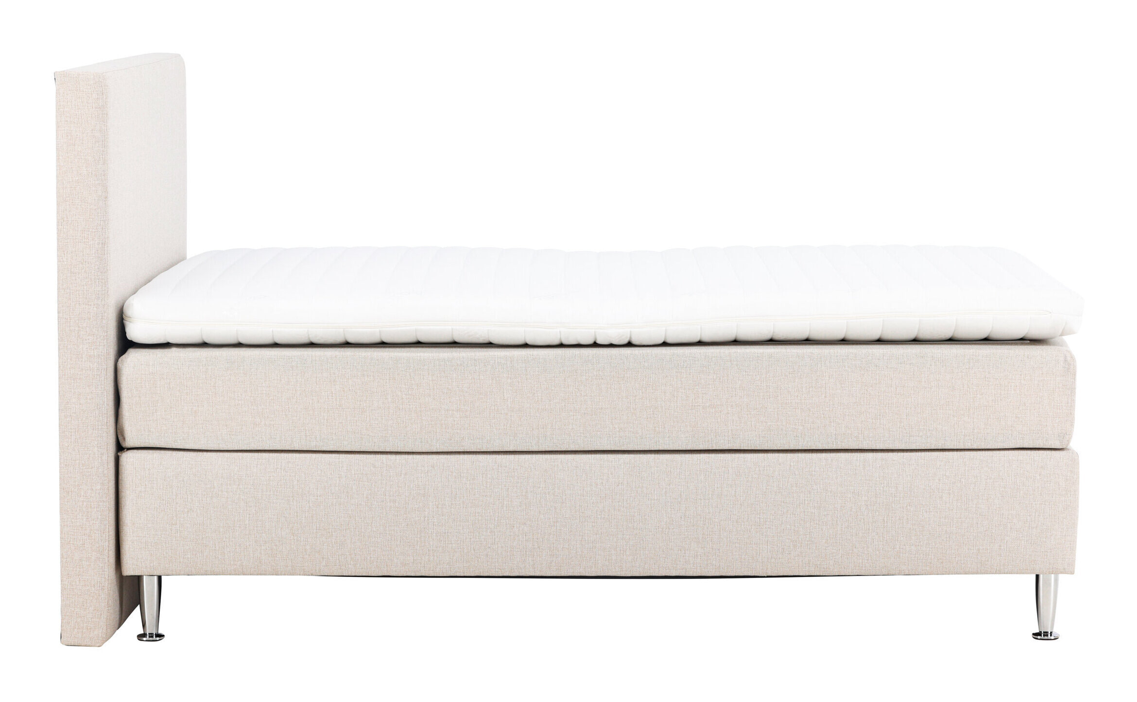 Nohr  Bed 'Jacquise' 120 x 200cm, kleur Beige