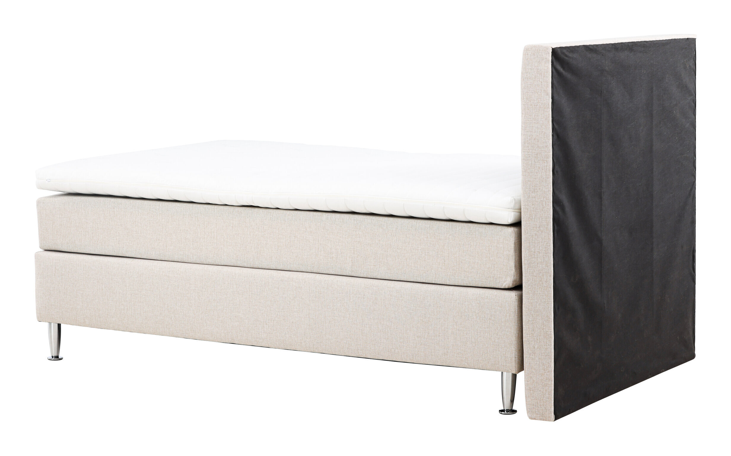 Nohr  Bed 'Jacquise' 120 x 200cm, kleur Beige