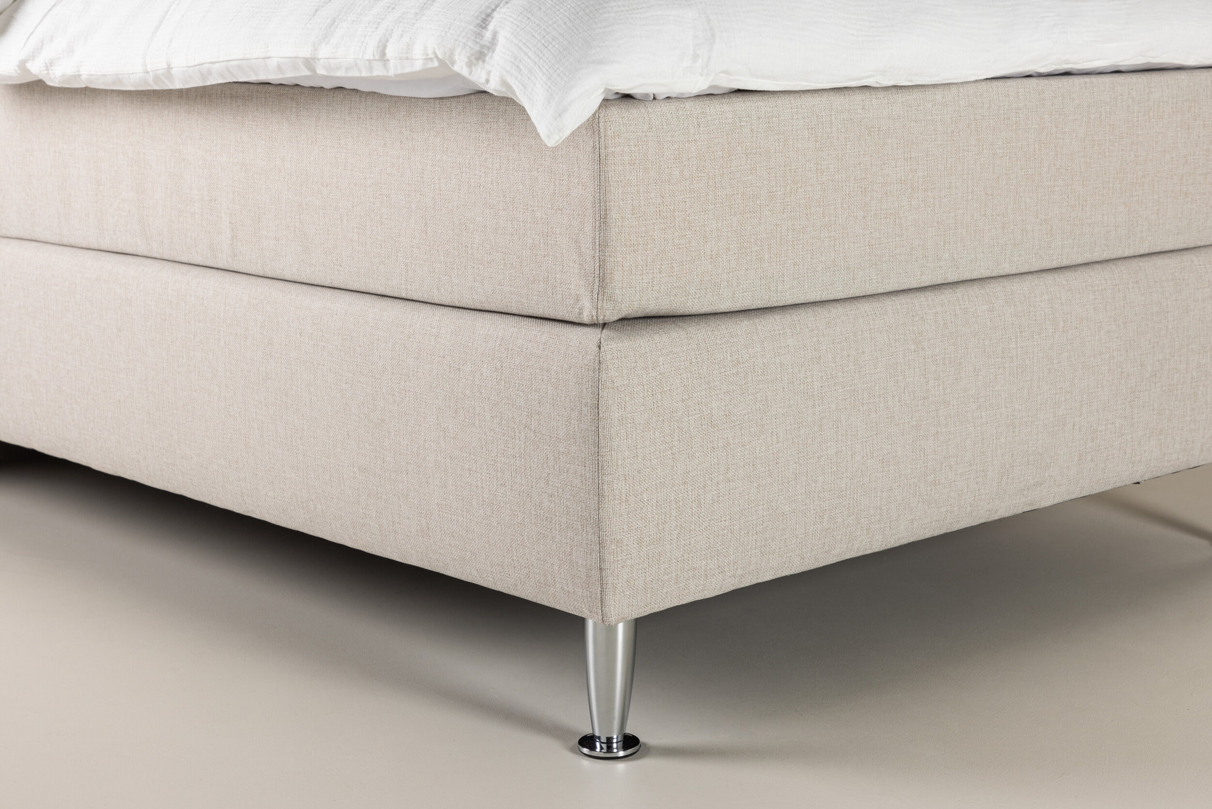 Nohr  Bed 'Jacquise' 120 x 200cm, kleur Beige