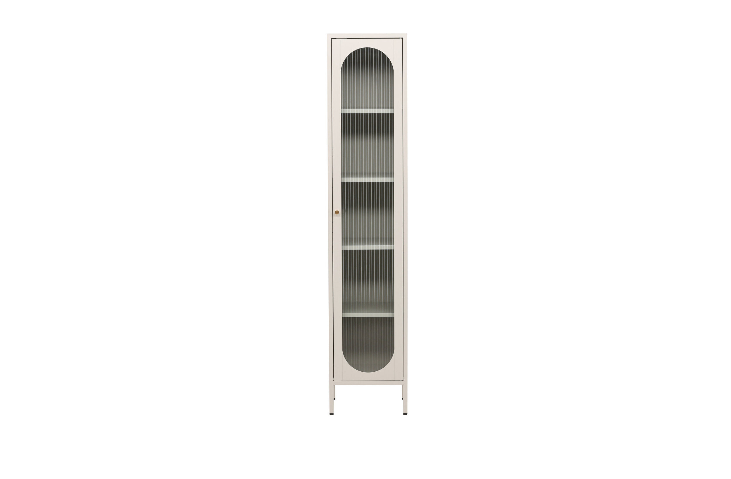Nohr Vitrinekast 'Tilla' 180 x 37cm, kleur Beige