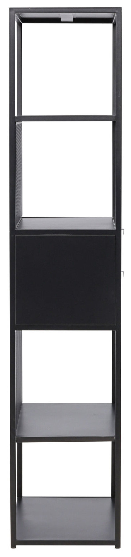 Nohr Wandkast 'Kammie' 185 x 80cm, kleur Zwart