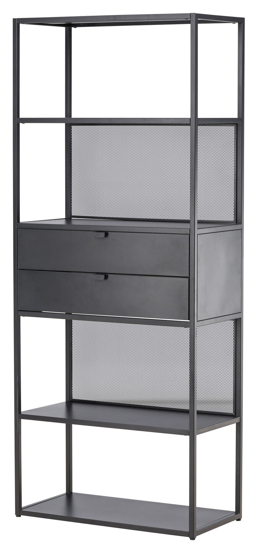 Nohr Wandkast 'Kammie' 185 x 80cm, kleur Zwart