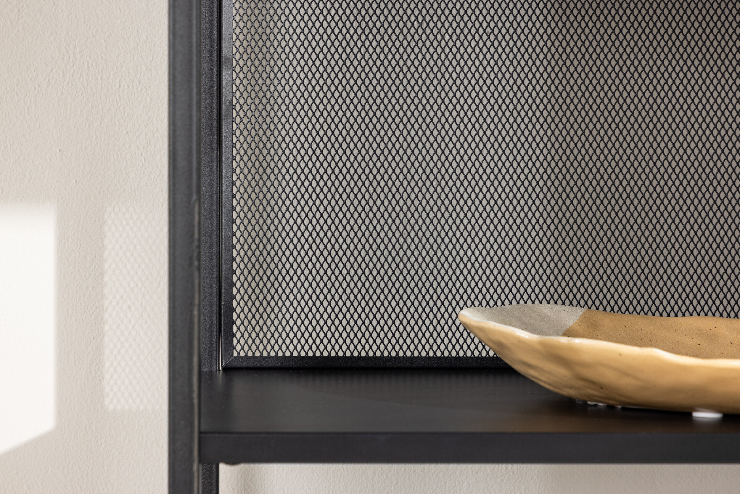 Nohr Wandkast 'Kammie' 185 x 80cm, kleur Zwart