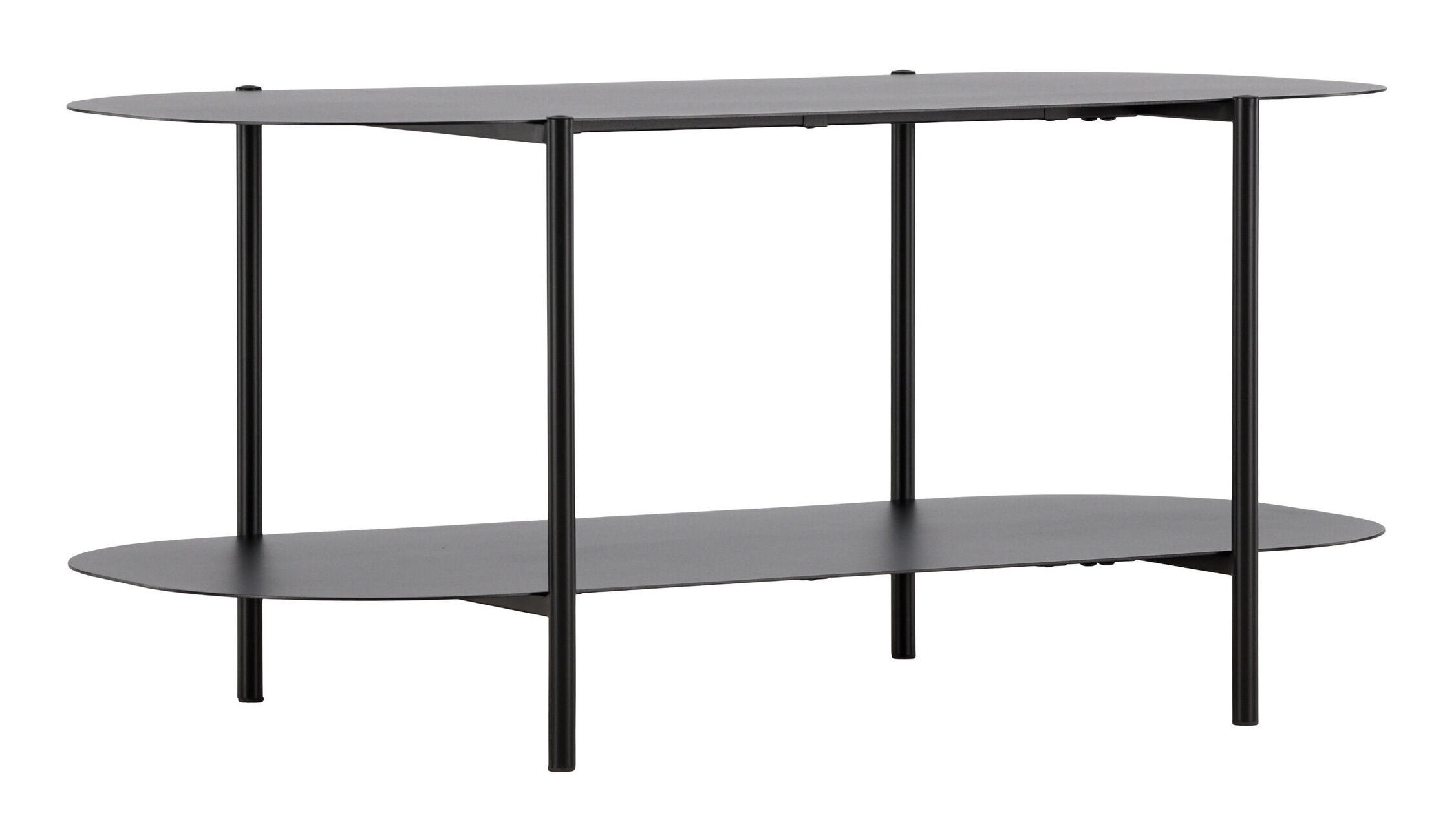 Nohr Ovale Salontafel 'Keyatta' 100 x 50cm, kleur Zwart