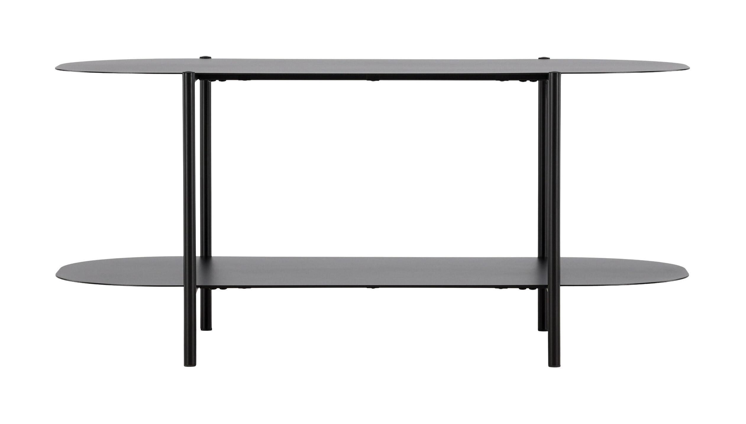 Nohr Ovale Salontafel 'Keyatta' 100 x 50cm, kleur Zwart