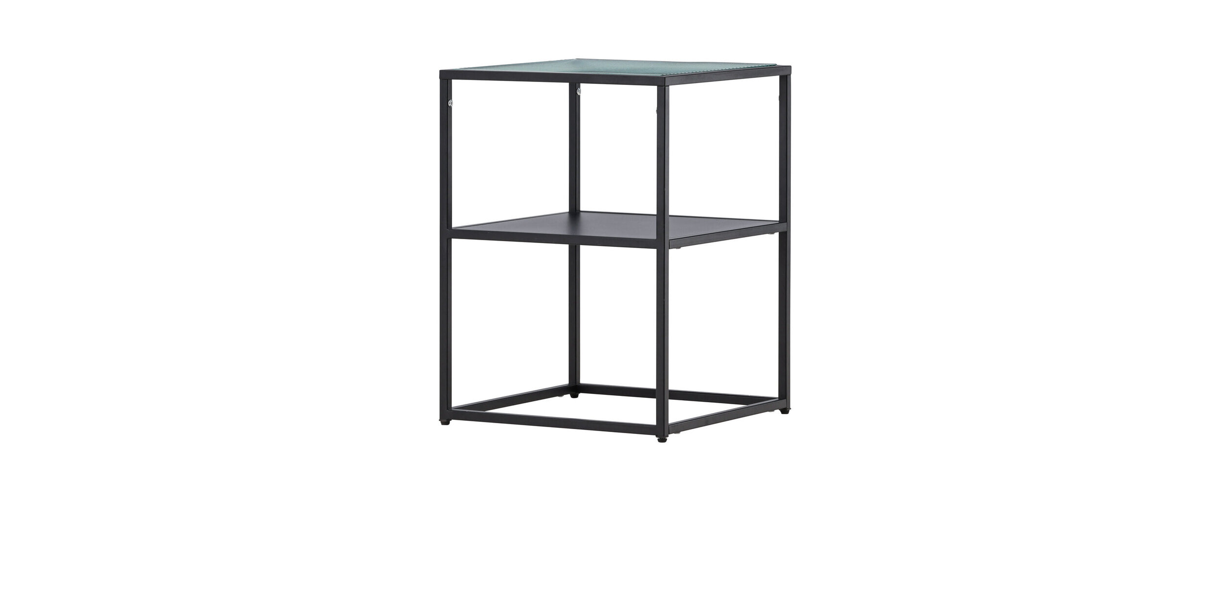 Nohr Bijzettafel 'Ebonie' Glas, 40 x 40cm