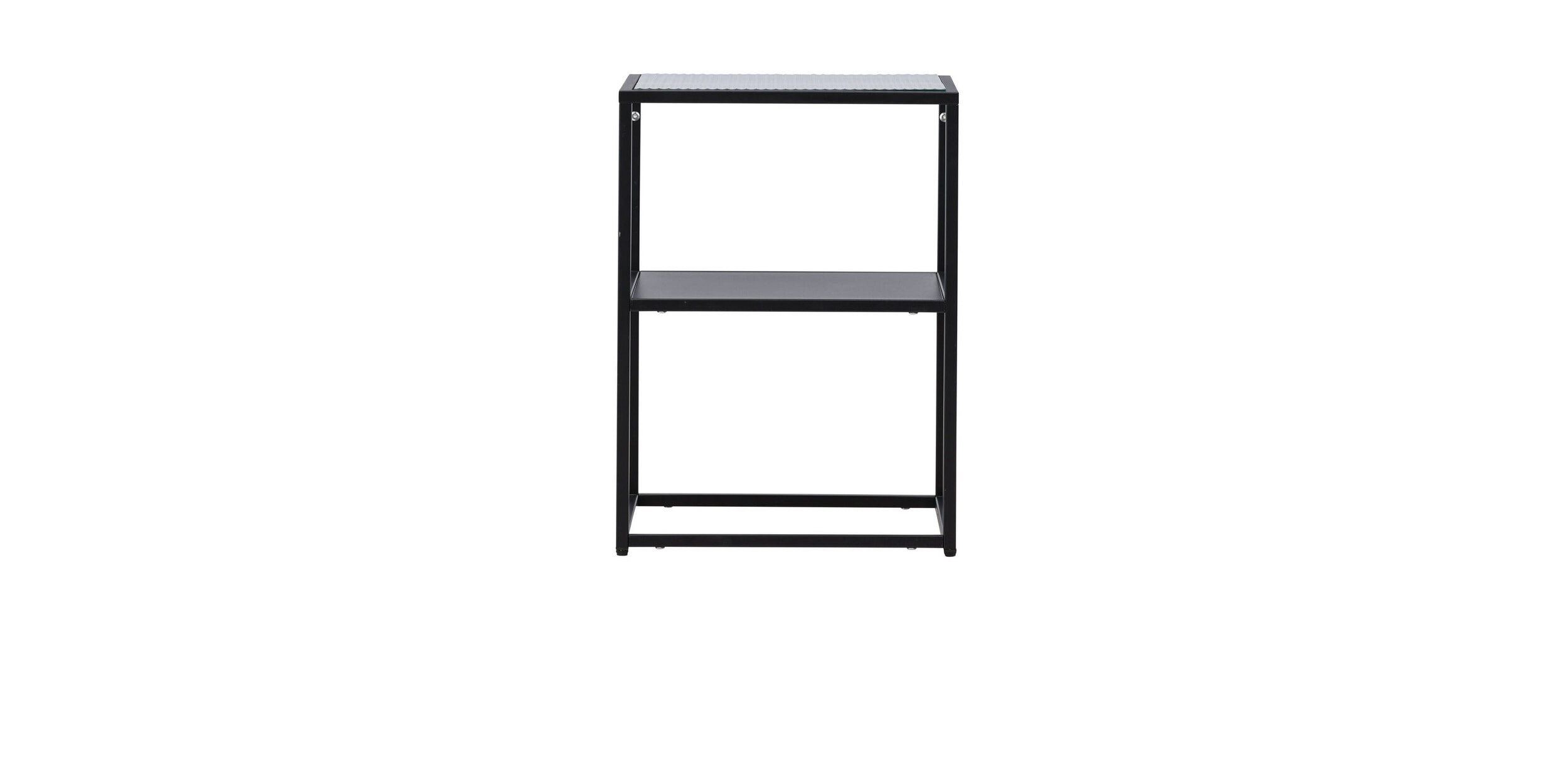 Nohr Bijzettafel 'Ebonie' Glas, 40 x 40cm