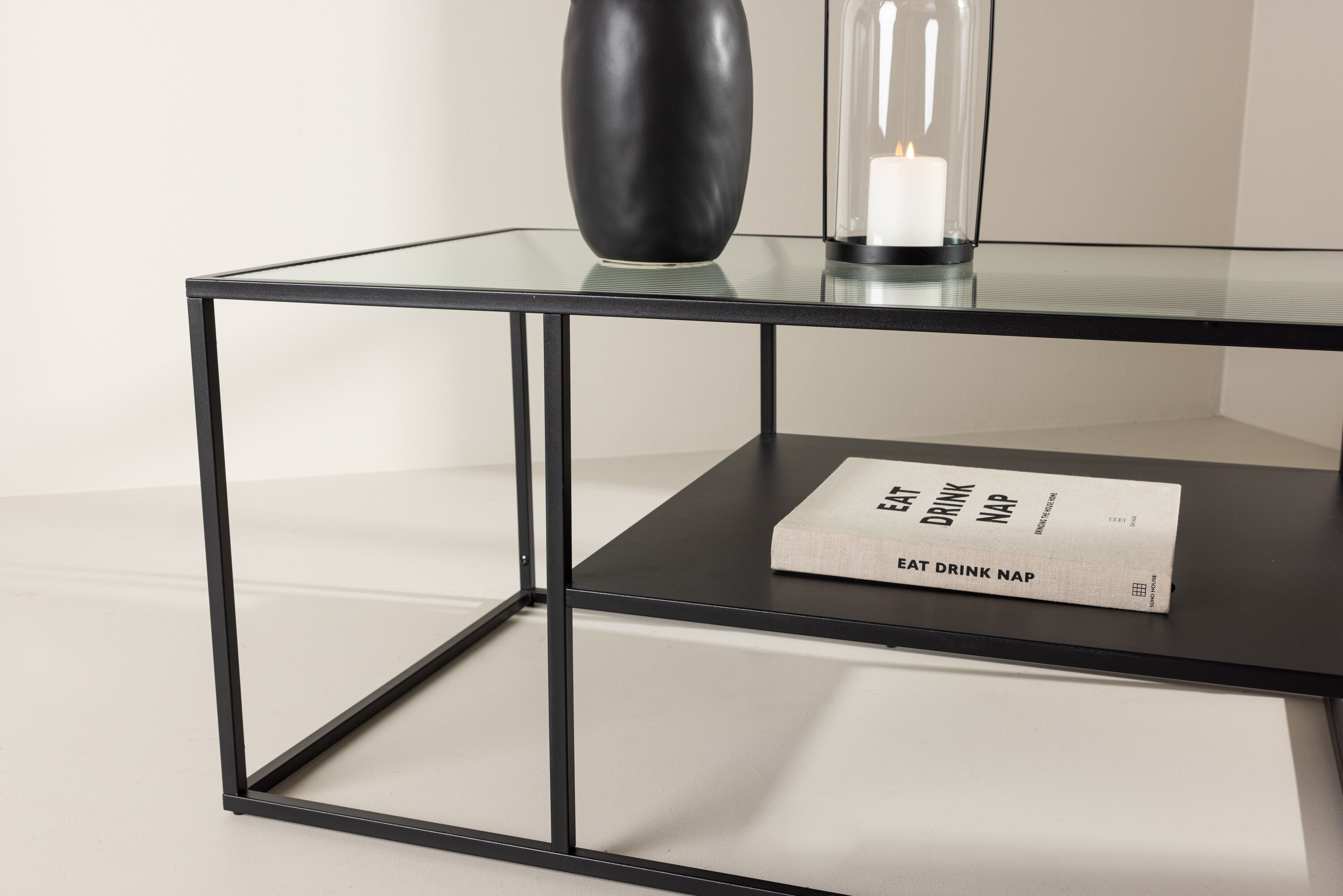 Nohr Salontafel 'Donovin' 90 x 60cm, kleur Zwart