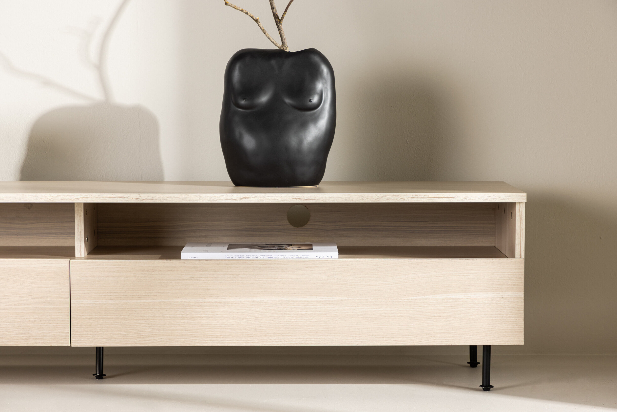 Nohr TV-meubel 'Apolonia' 180cm, kleur Whitewash