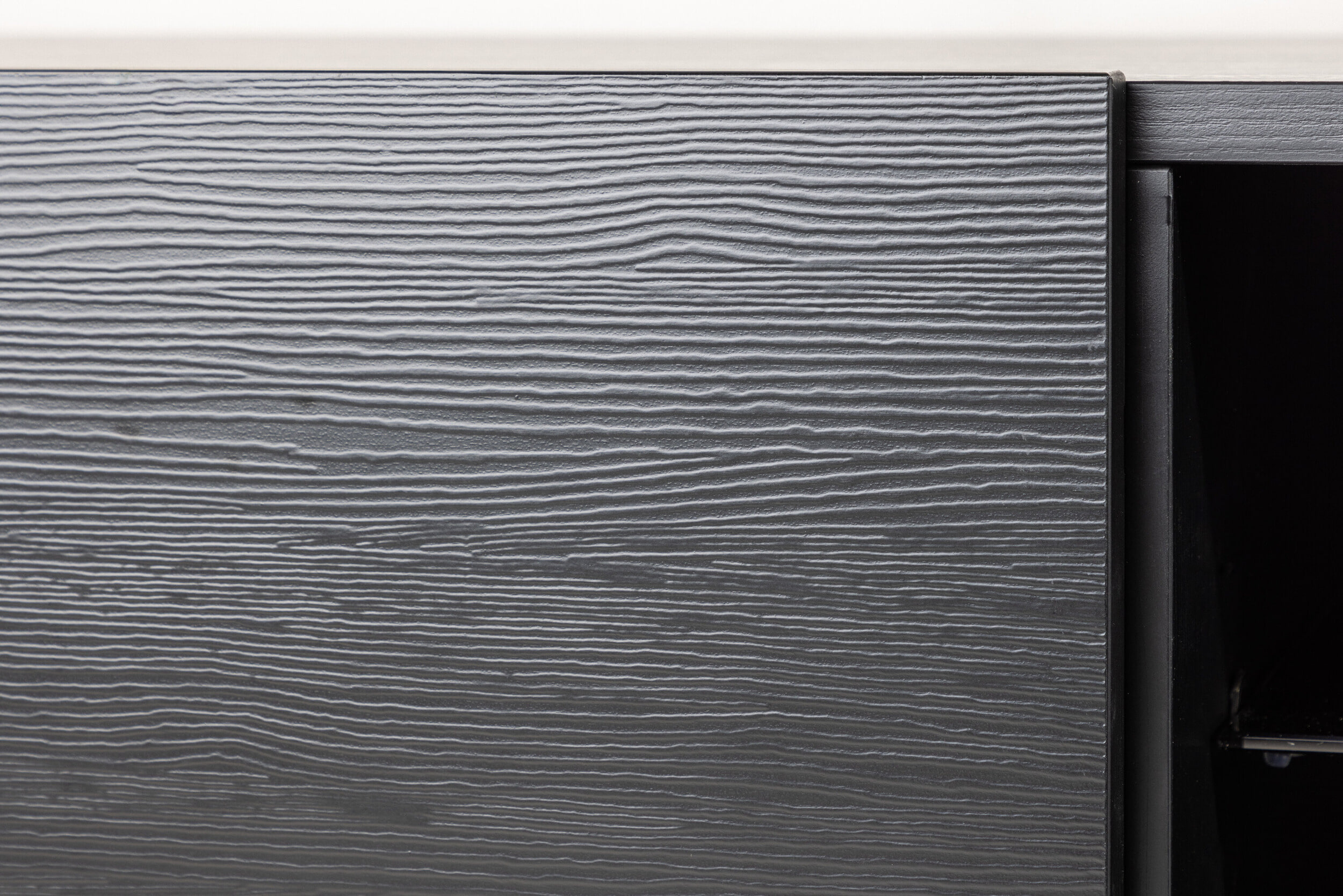 Nohr TV-meubel 'Willam' met 2 kleppen, 160cm, kleur Zwart