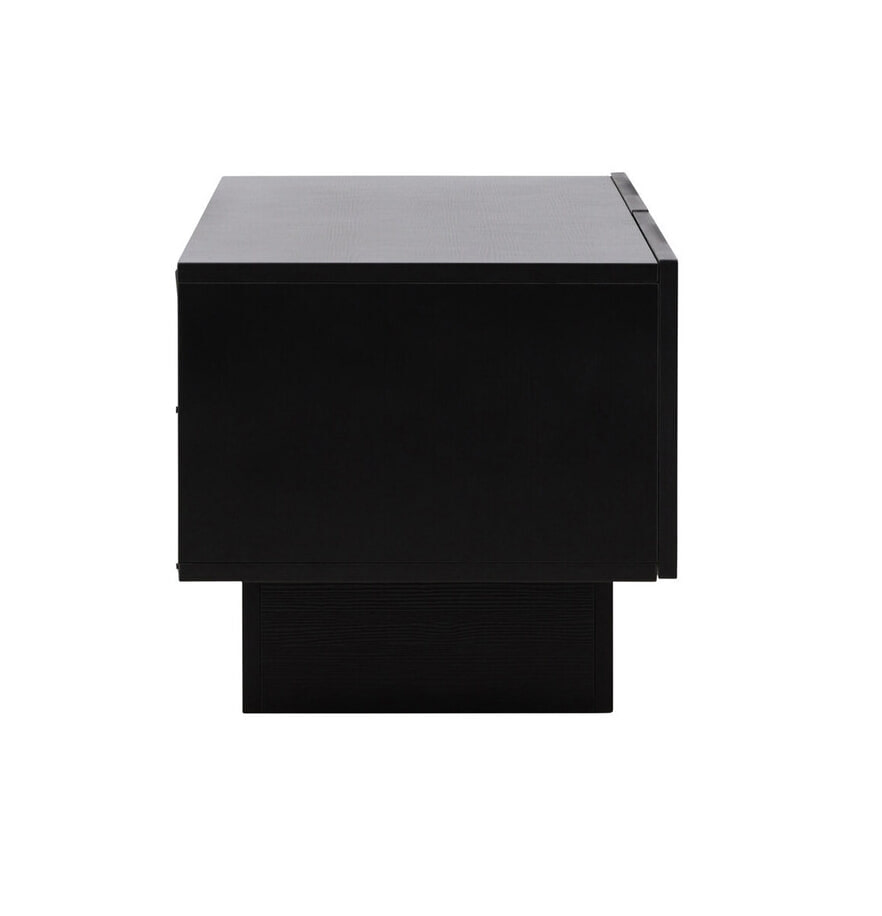 Nohr TV-meubel 'Willam' met 2 kleppen, 160cm, kleur Zwart