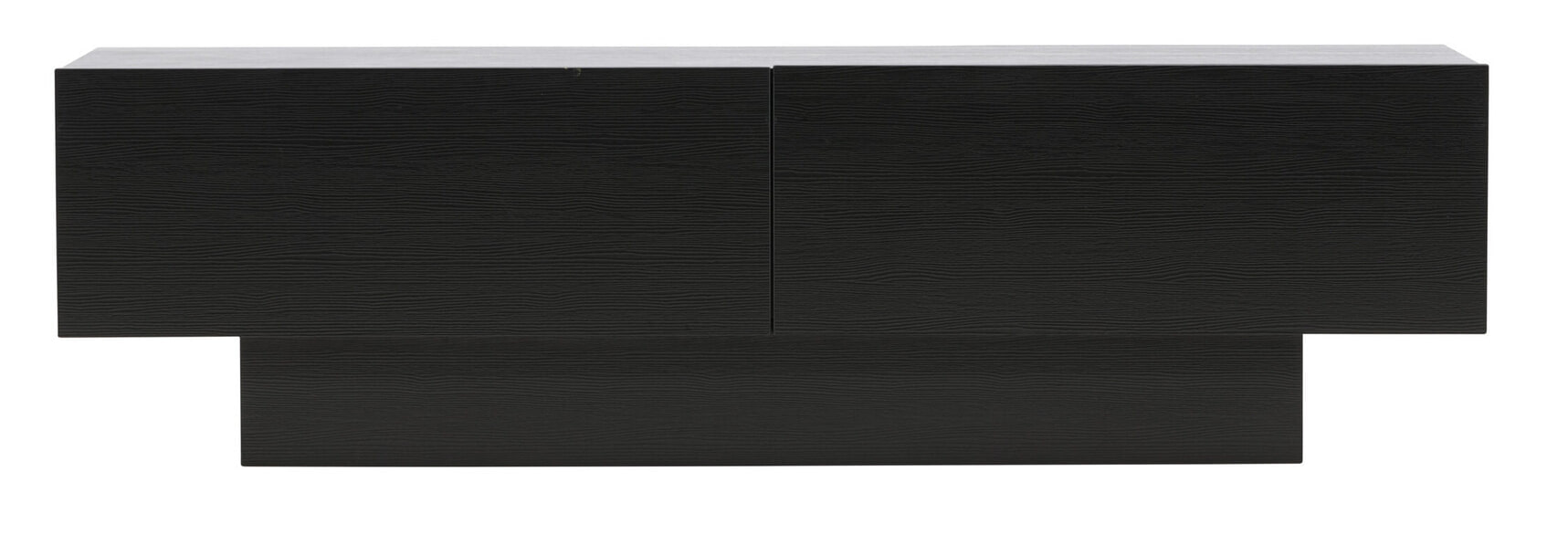 Nohr TV-meubel 'Willam' met 2 kleppen, 160cm, kleur Zwart