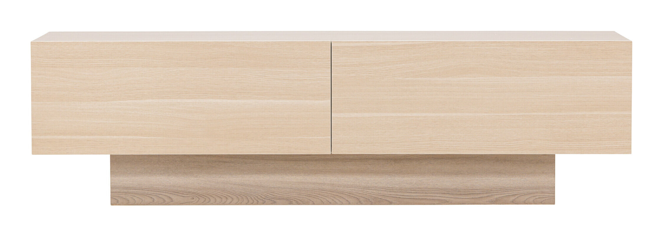 Nohr TV-meubel 'Willam' met 2 kleppen, 160cm, kleur Whitewash