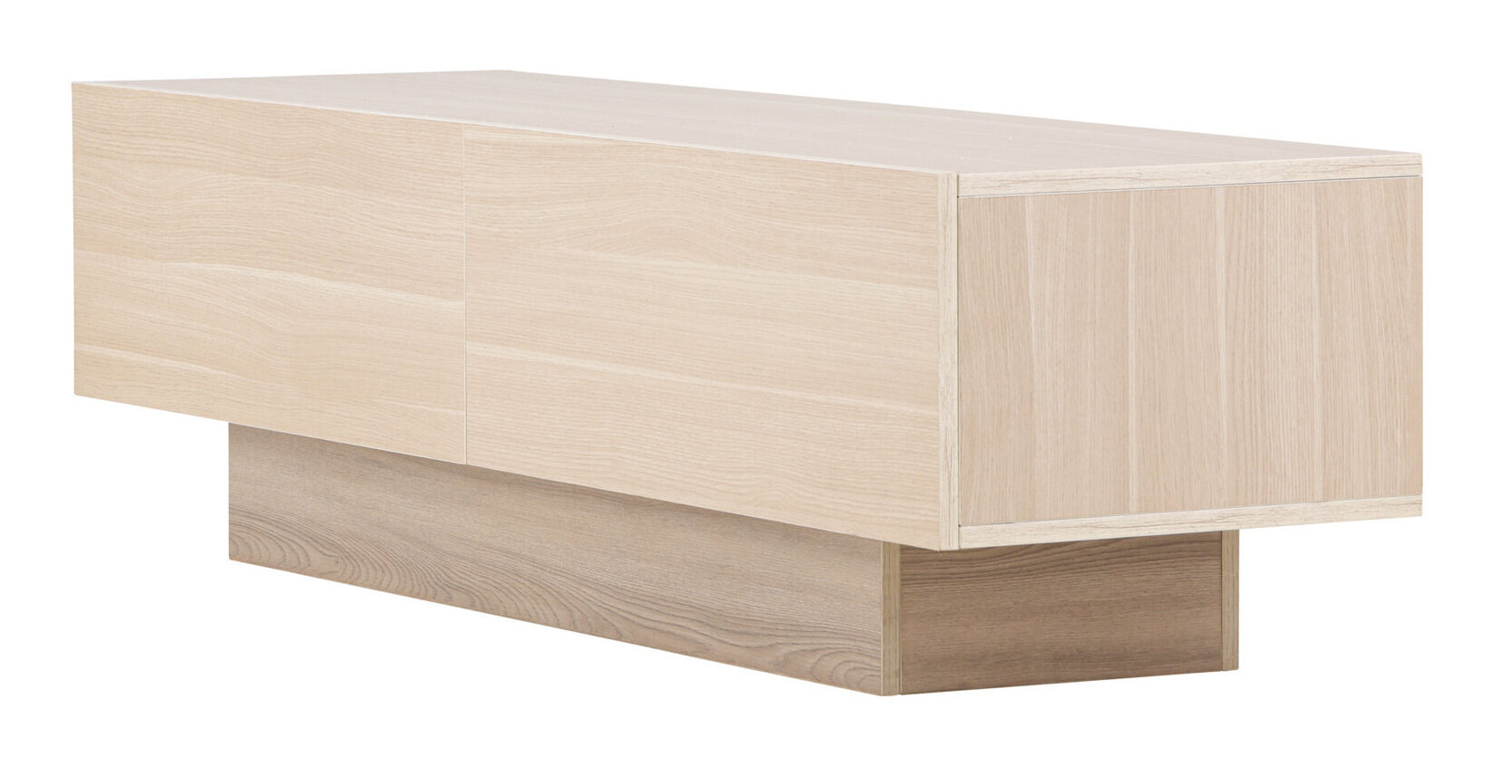 Nohr TV-meubel 'Willam' met 2 kleppen, 160cm, kleur Whitewash