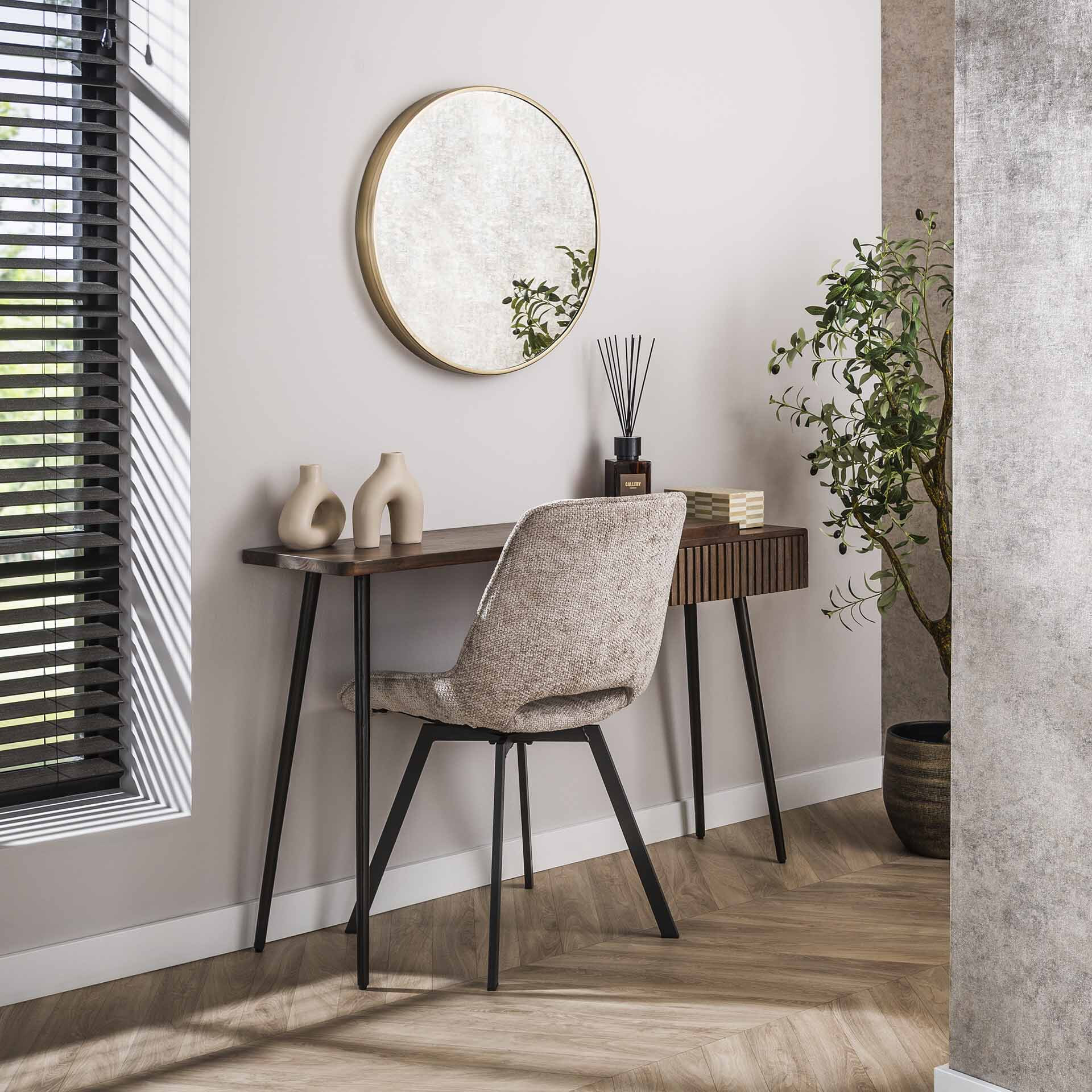 LifestyleFurn Sidetable/Kaptafel 'Alania' Acaciahout, 120cm