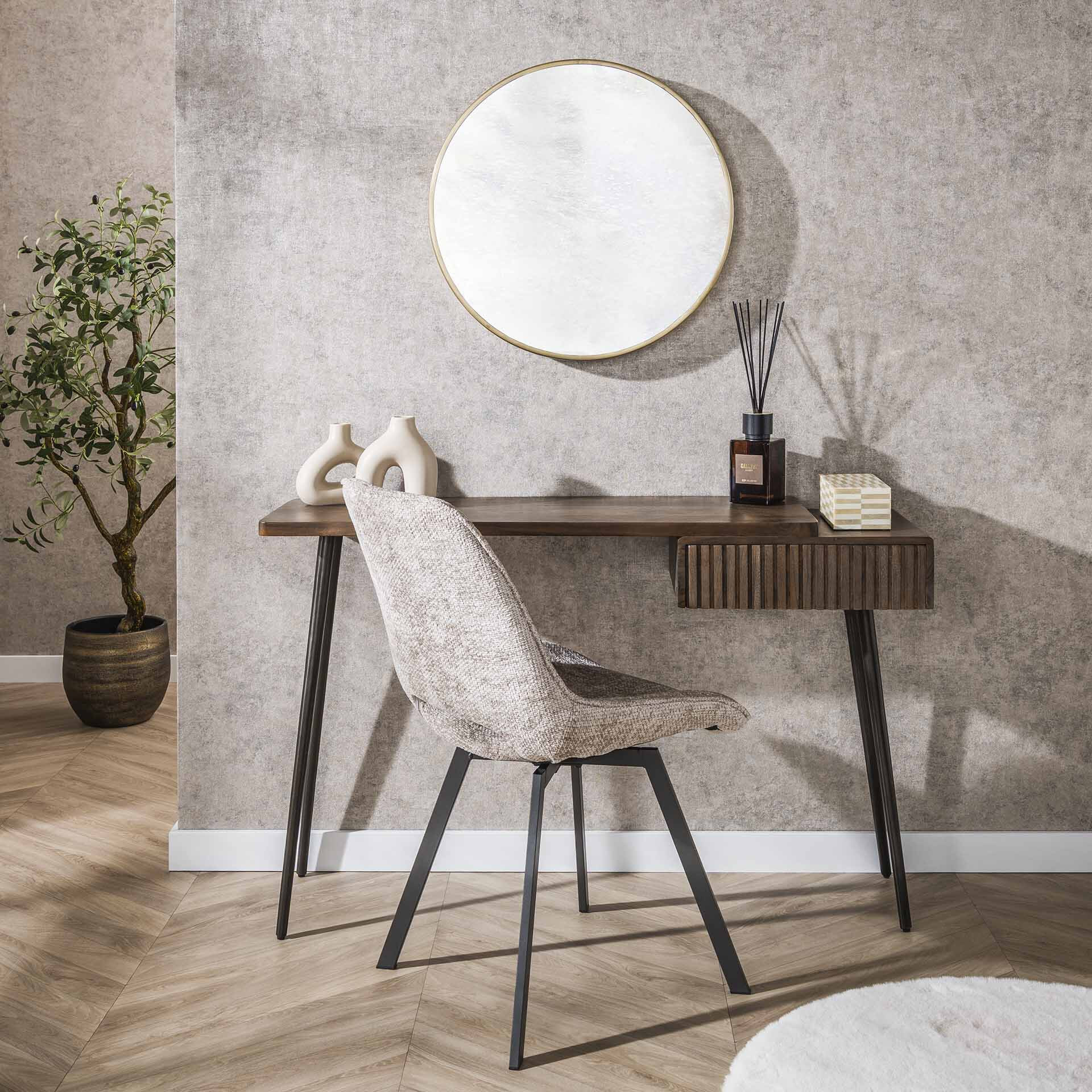 LifestyleFurn Sidetable/Kaptafel 'Alania' Acaciahout, 120cm