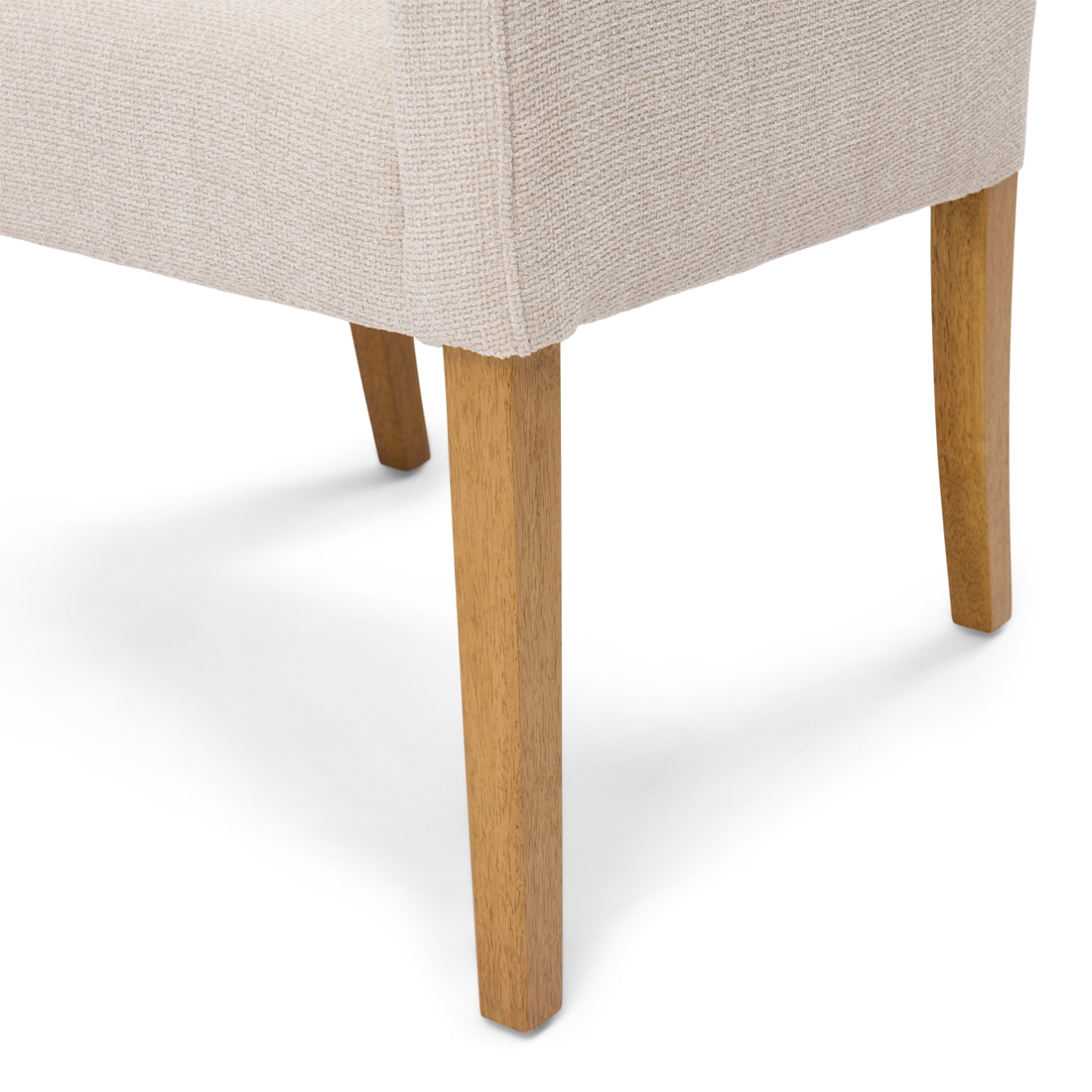 Rivièra Maison Eetkamerstoel 'Savile Row' Chenille Jacquard, kleur Glossy Flax