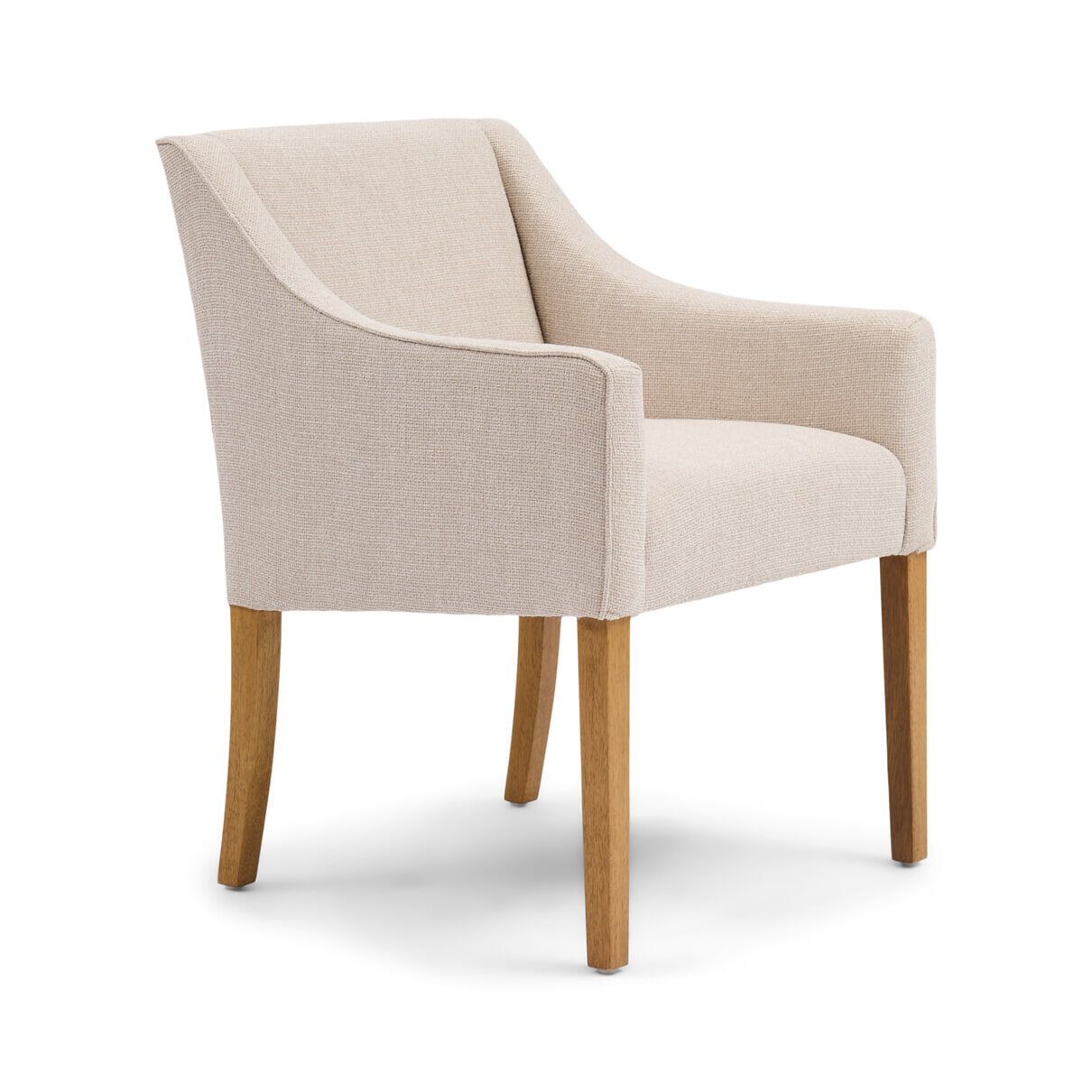 Rivièra Maison Eetkamerstoel Savile Row Chenille Jacquard - Glossy Flax