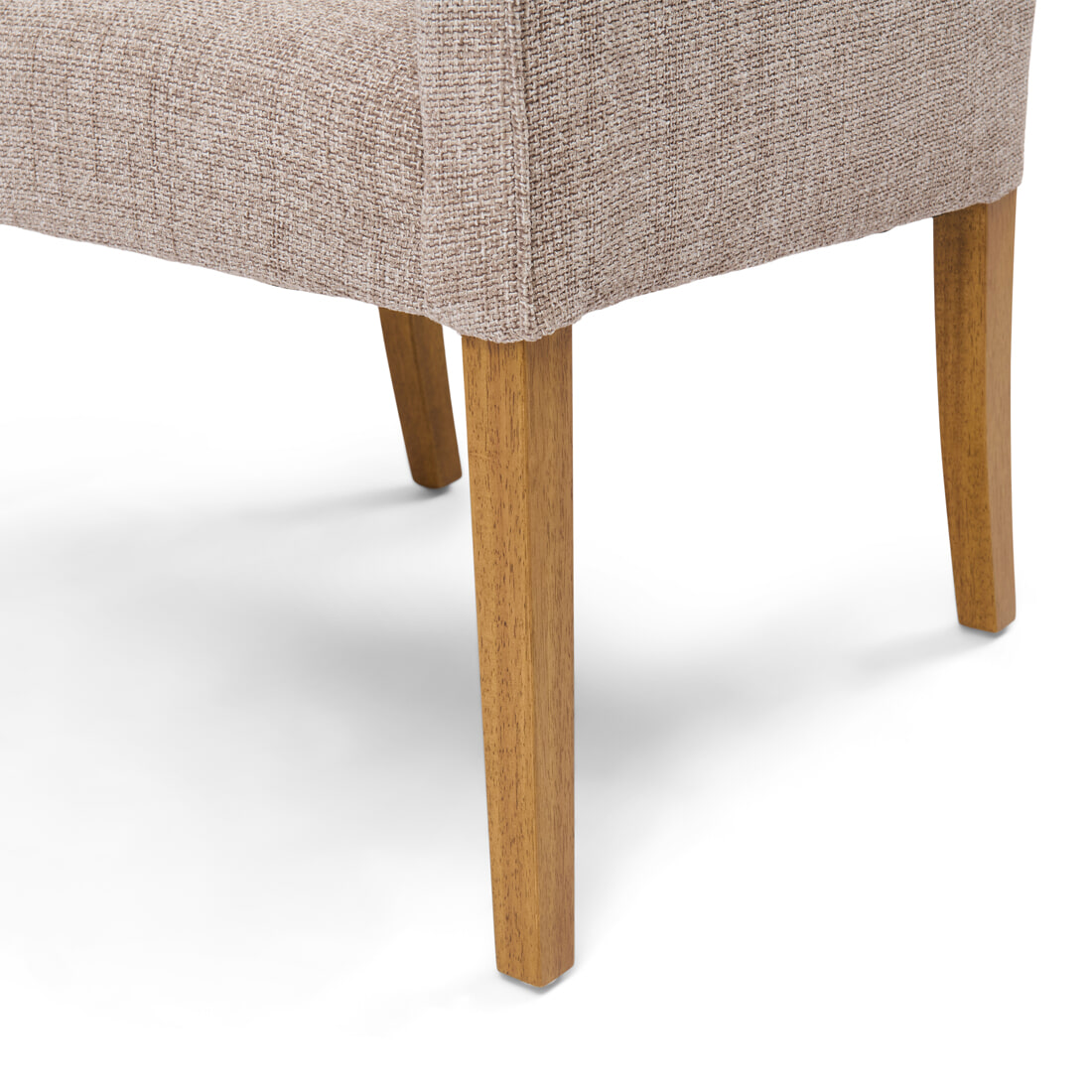 Rivièra Maison Eetkamerstoel 'Savile Row' Chenille Jacquard, kleur Bright Taupe