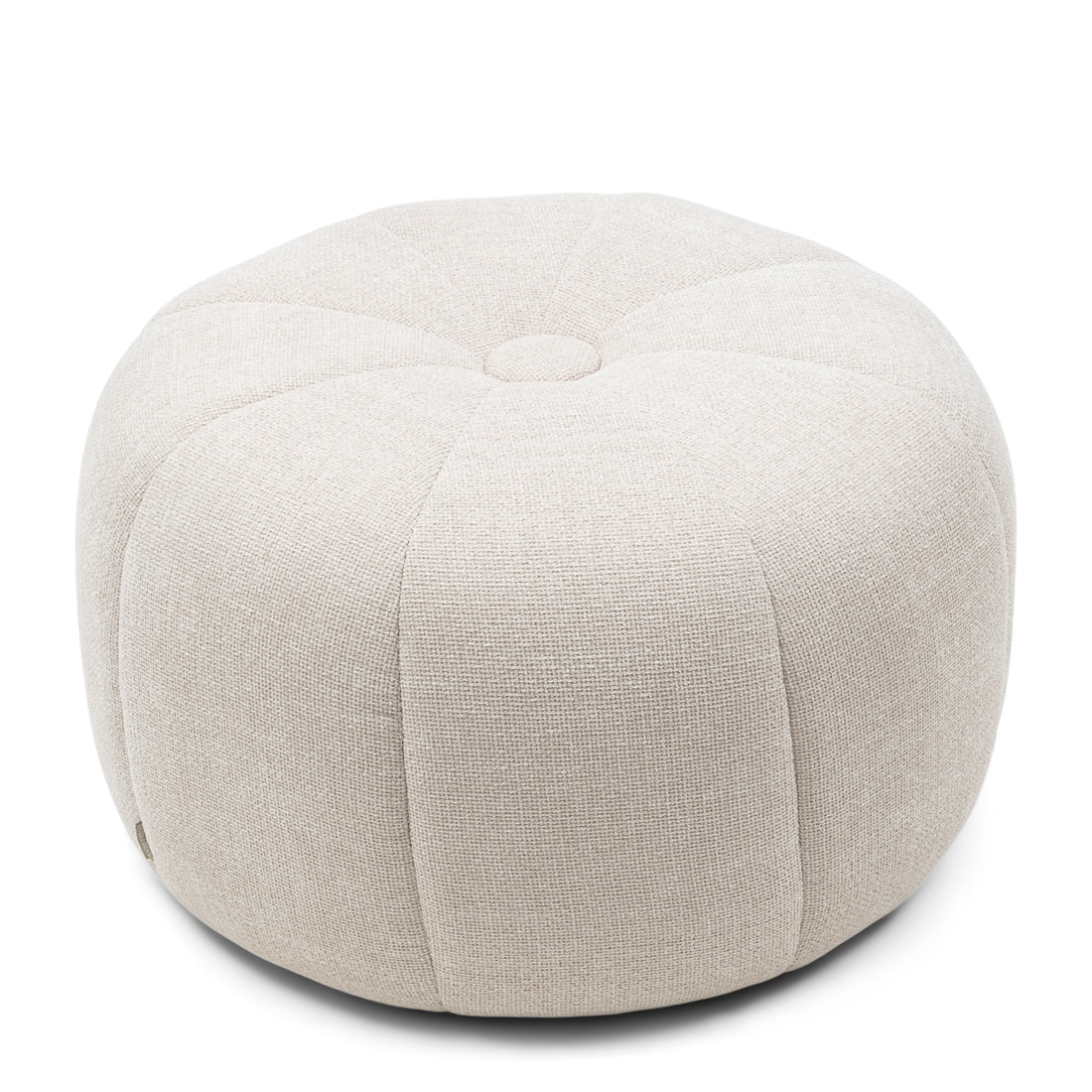 Rivièra Maison Hocker 'Falcone' Chenille Jacquard, kleur Glossy Flax