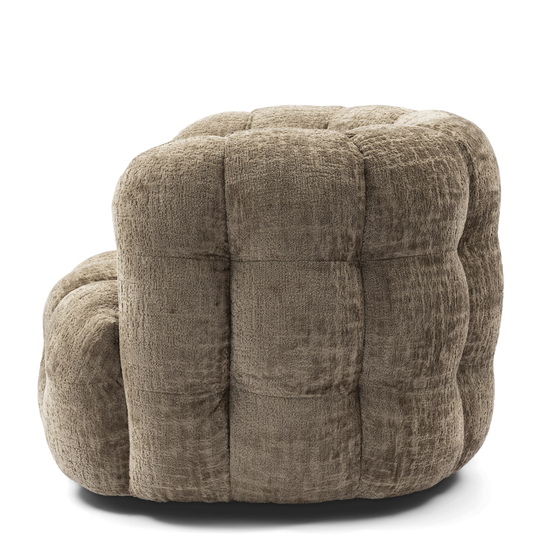 Rivièra Maison Draaifauteuil 'Arosa' Chenille, kleur Taupe
