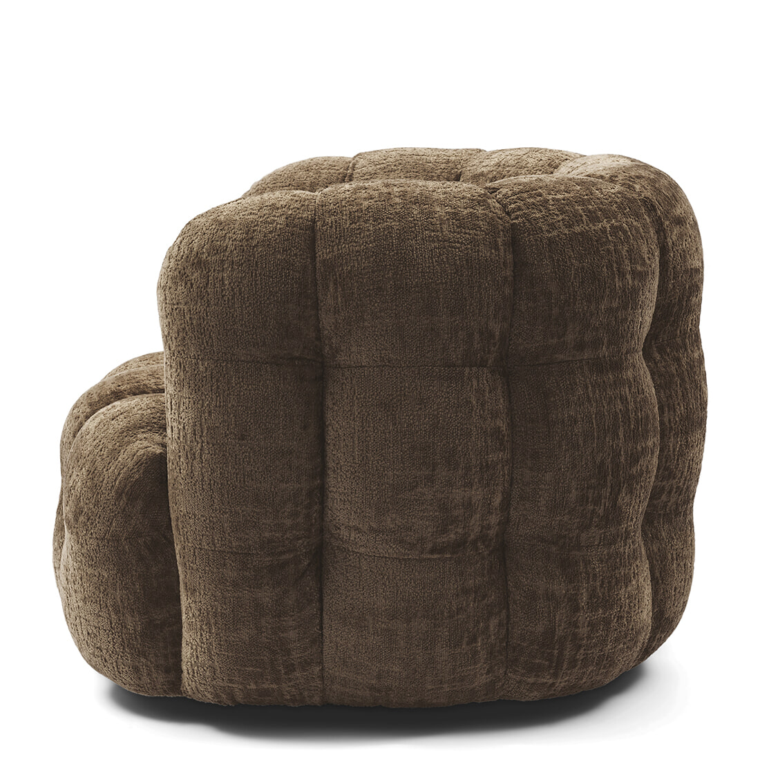 Rivièra Maison Draaifauteuil 'Arosa' Chenille, kleur Bruin