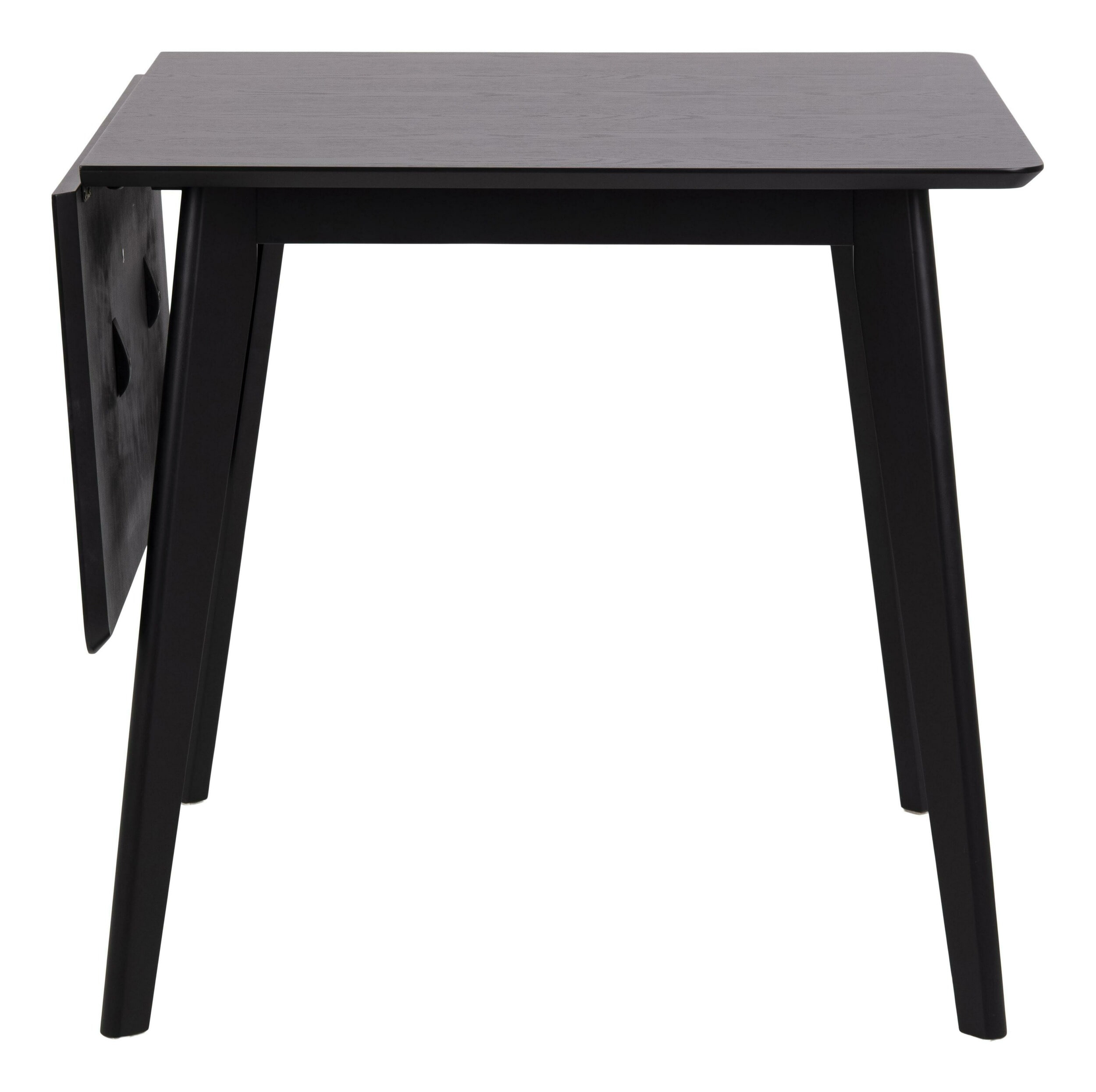 Bendt Uitschuifbare Eettafel 'Torkil' 80-120 x 80cm, kleur Zwart