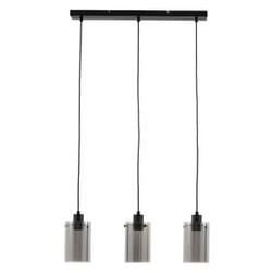 Light & Living Hanglamp 'Vancouver' 3-lamps, kleur Zwart