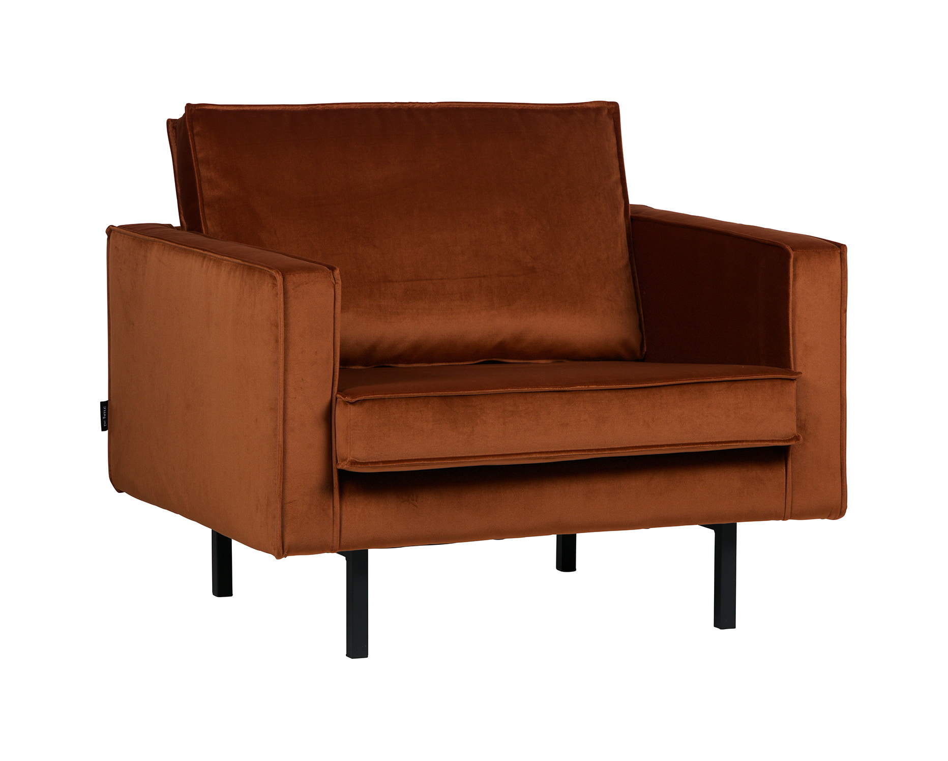 WOOOD Fauteuil 'Rodeo', kleur Roest