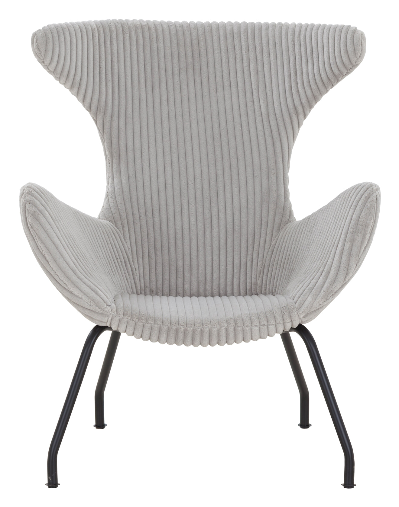 Artistiq Fauteuil 'Ariel' Rib, kleur grijs