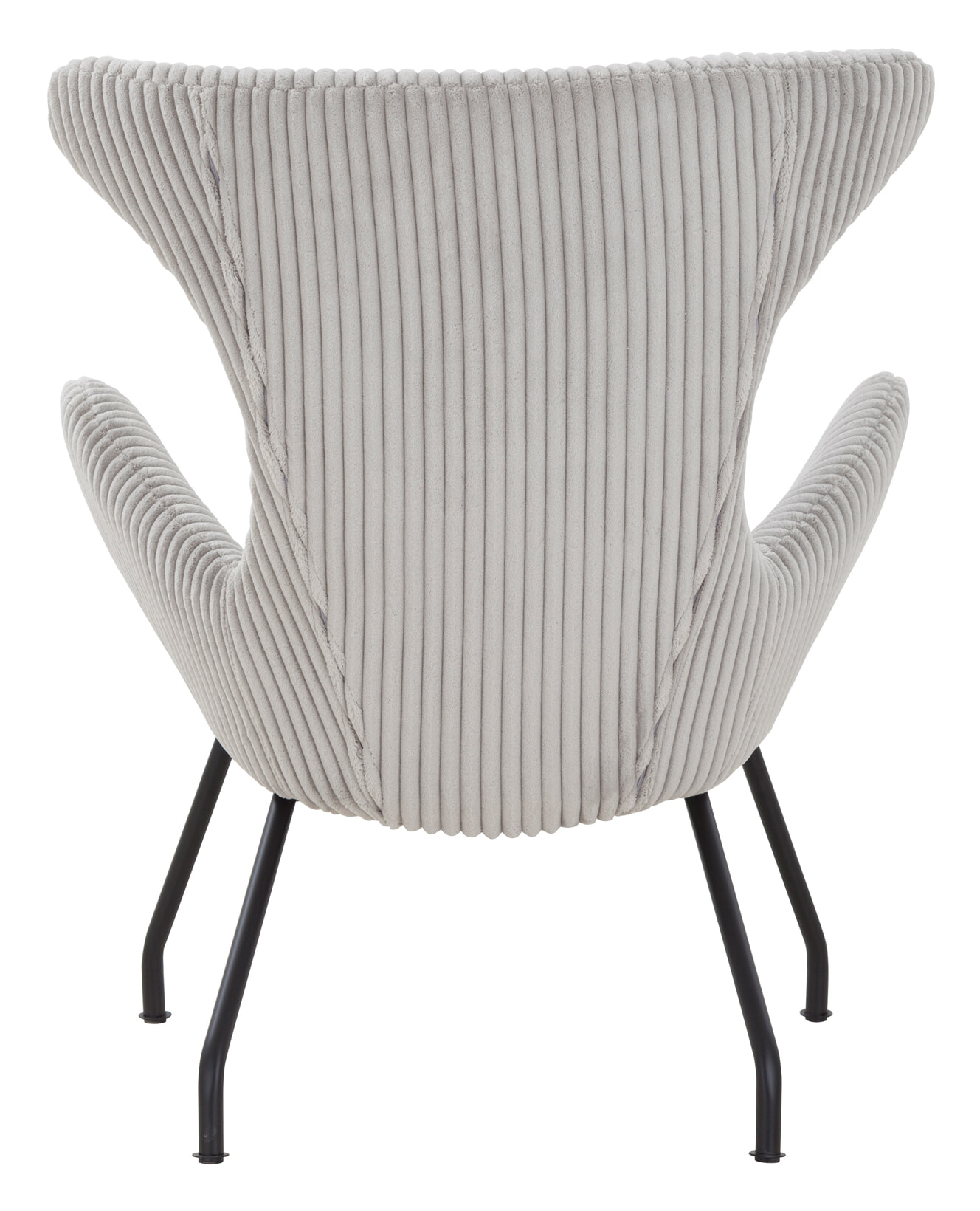 Artistiq Fauteuil 'Ariel' Rib, kleur grijs