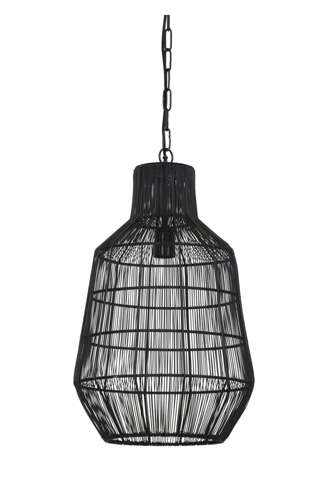 Light & Living Hanglamp 'Haisey' 34cm, mat zwart Light & Living Hanglamp 'Haisey' 34cm, mat zwart