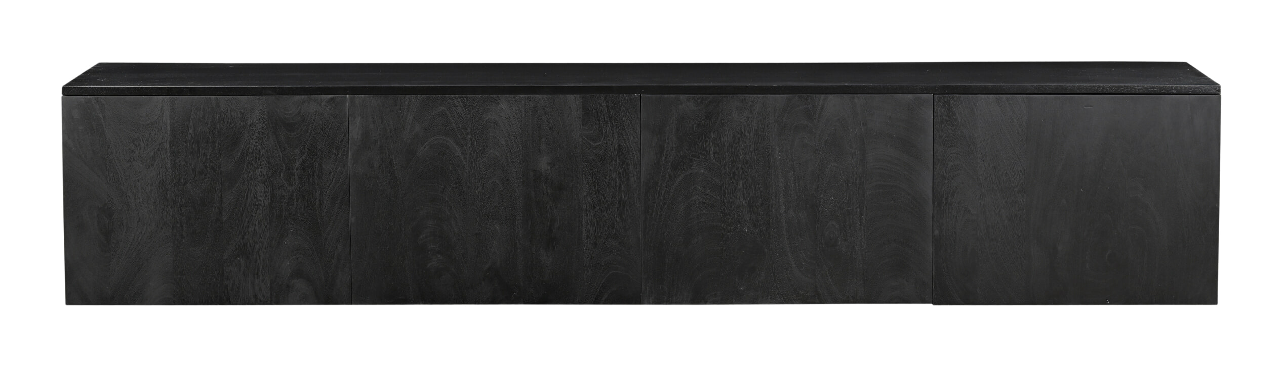 Livingfurn TV-meubel 'Pendura' Mangohout, 210cm, kleur Zwart