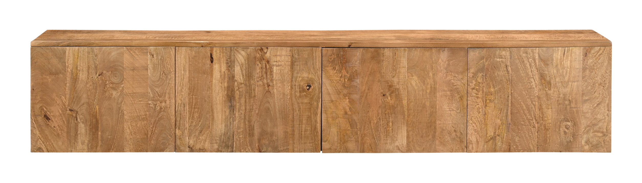 Livingfurn TV-meubel 'Pendura' Mangohout, 210cm, kleur Naturel