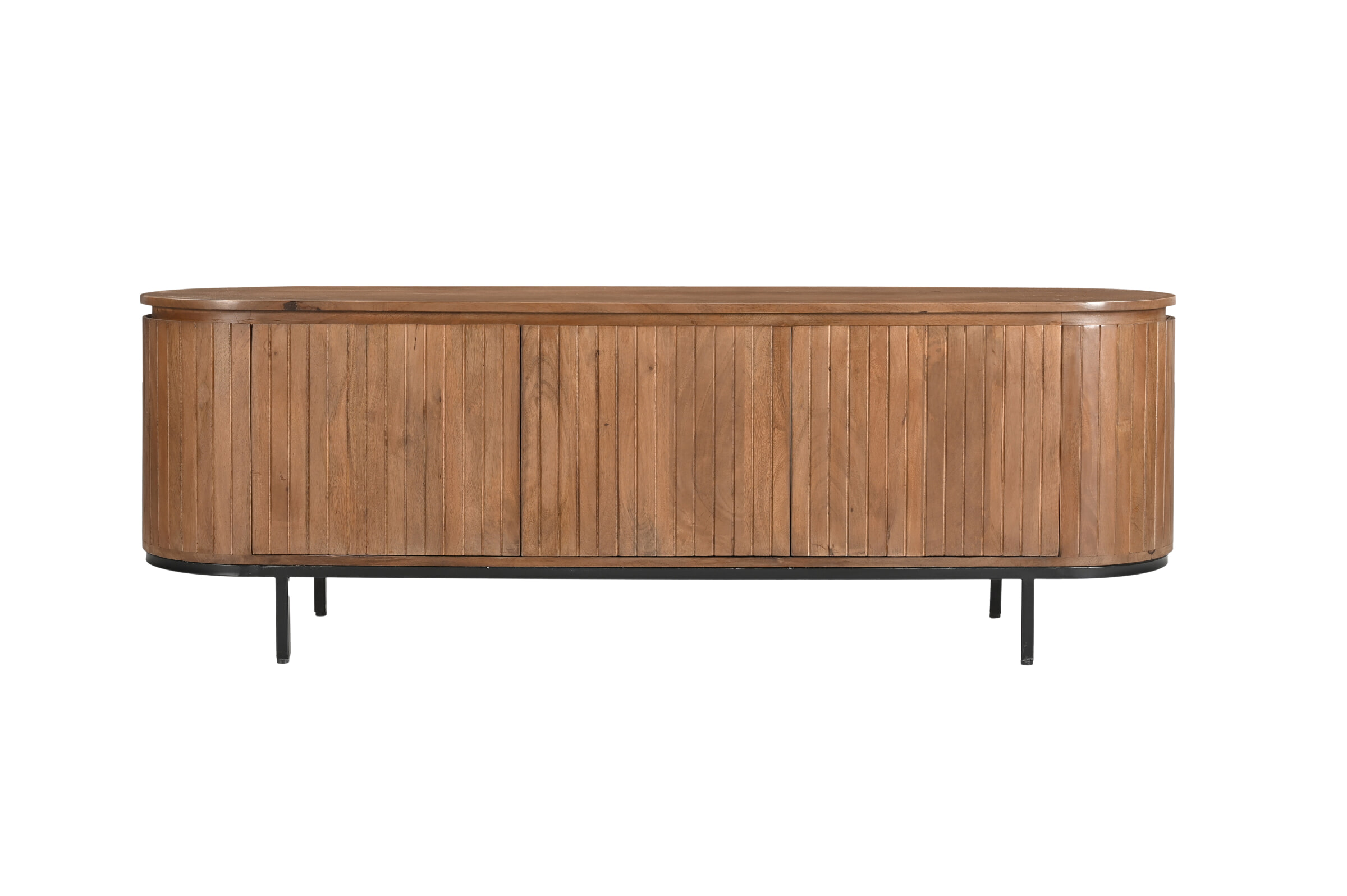 Livingfurn TV-meubel 'Noor' Mangohout, kleur Naturel