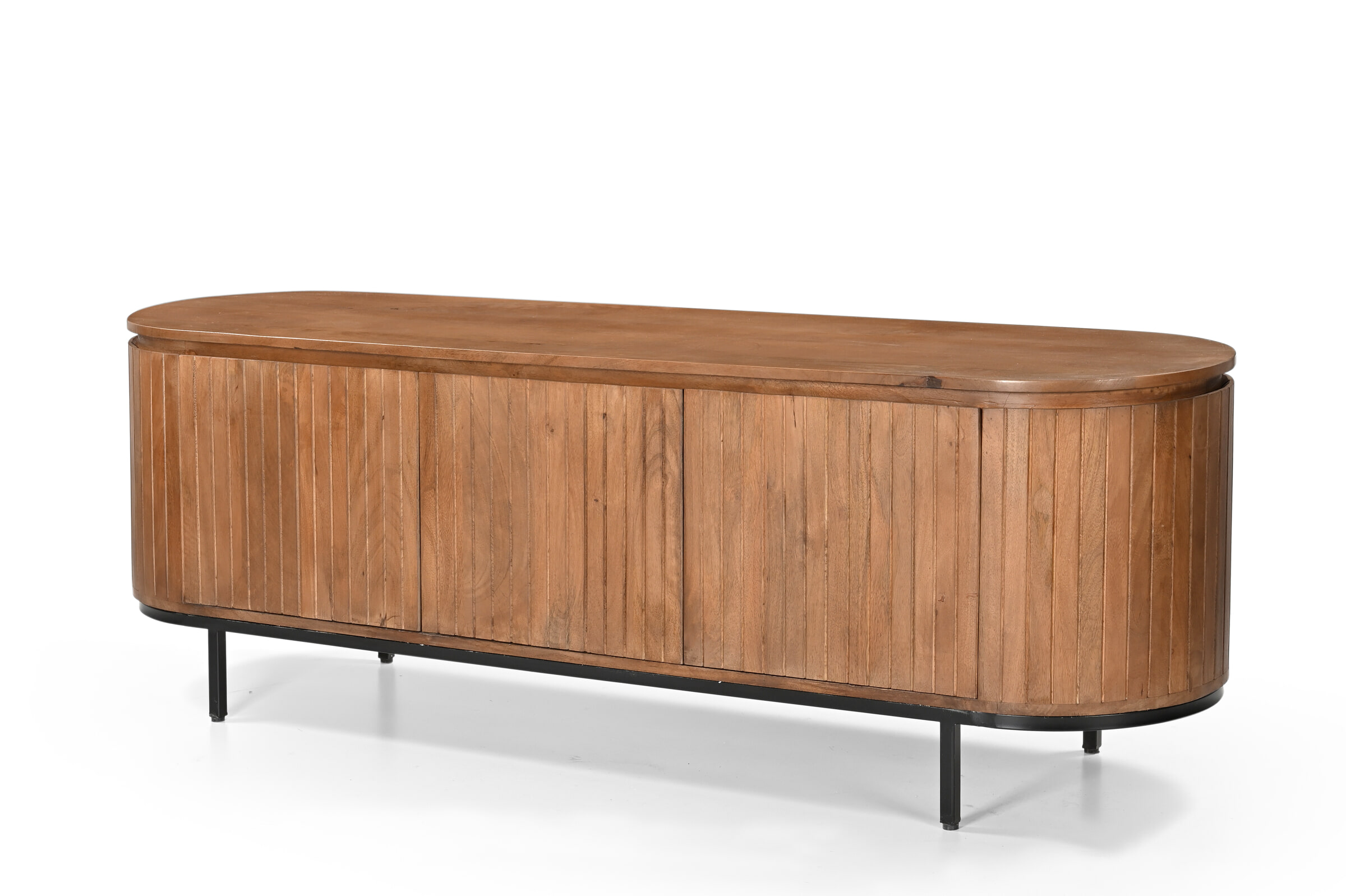 Livingfurn TV-meubel 'Noor' Mangohout, 170cm, kleur Naturel