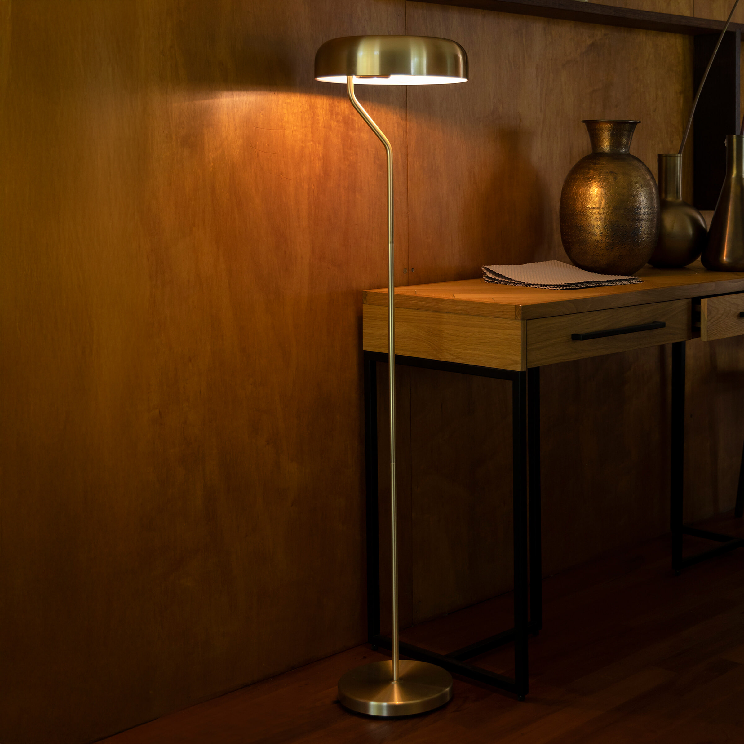 Dutchbone Vloerlamp 'Eclipse' 130cm