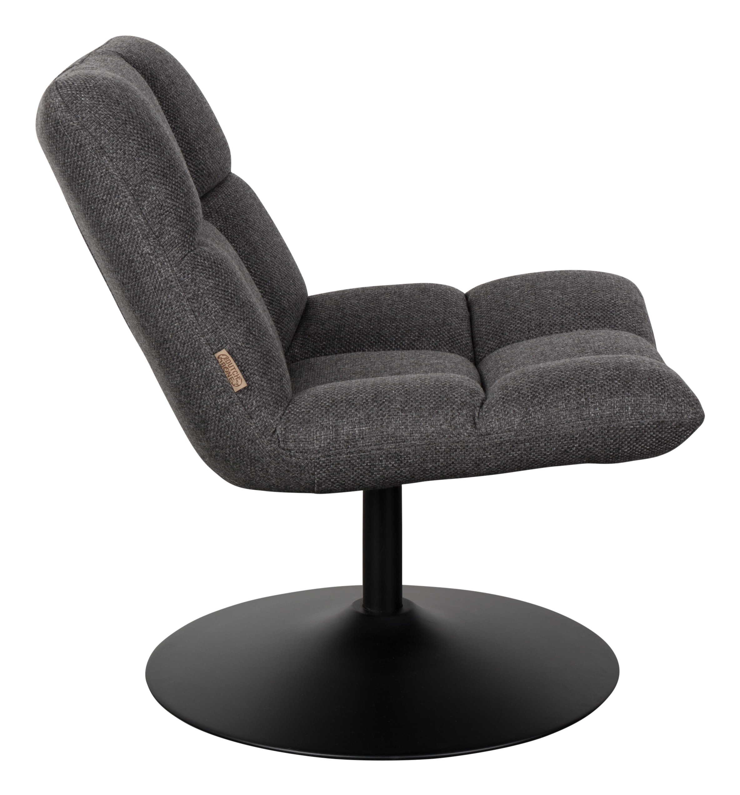 Dutchbone Fauteuil 'Bar', kleur Donkergrijs