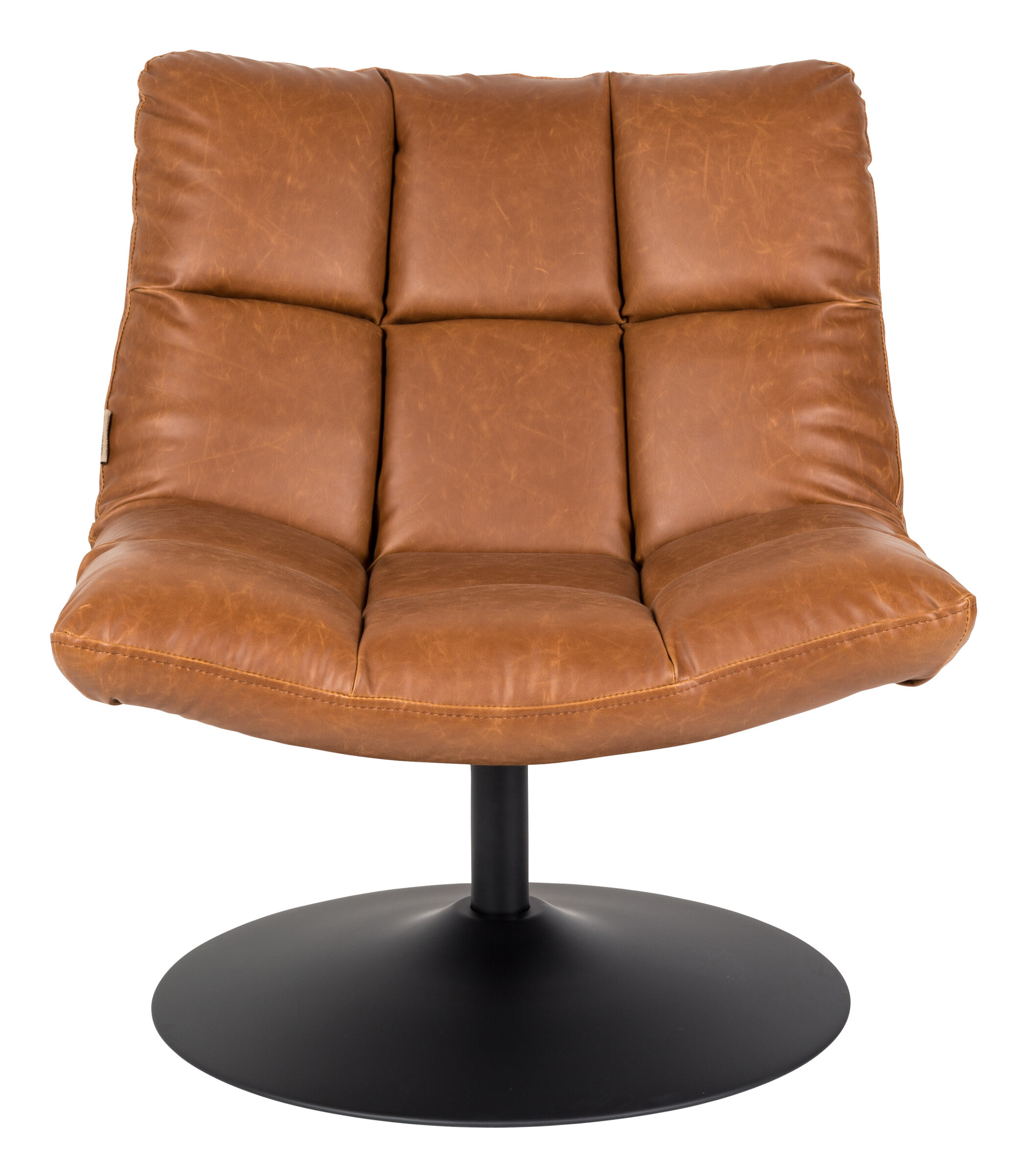 Dutchbone Fauteuil 'Bar' PU, kleur Vintage Bruin