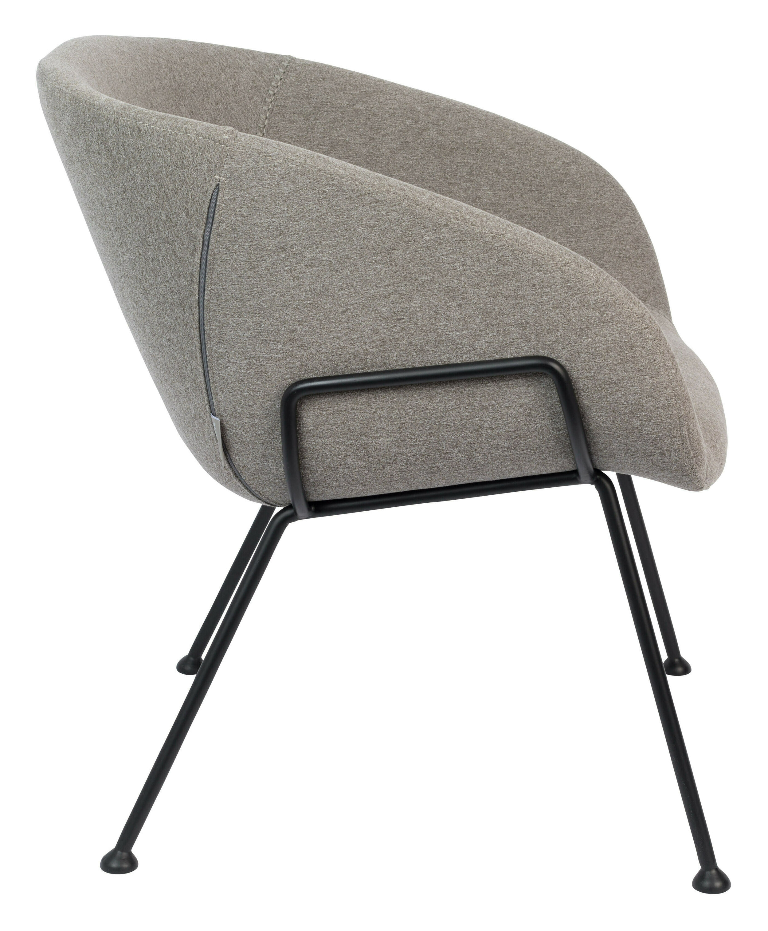Zuiver Fauteuil 'Feston' Stof, kleur Grijs
