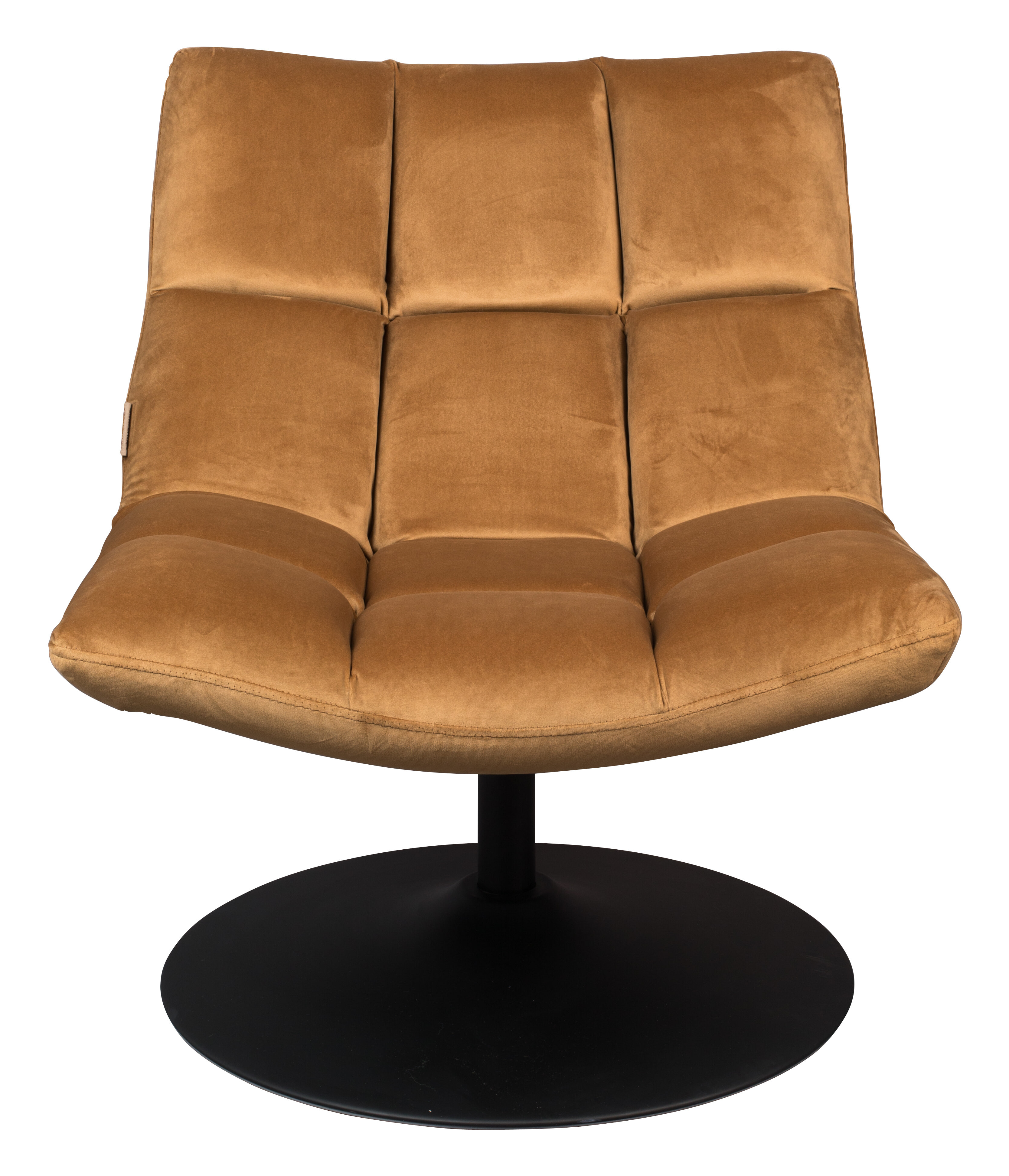 Dutchbone Fauteuil 'Bar' Velvet, kleur Goud