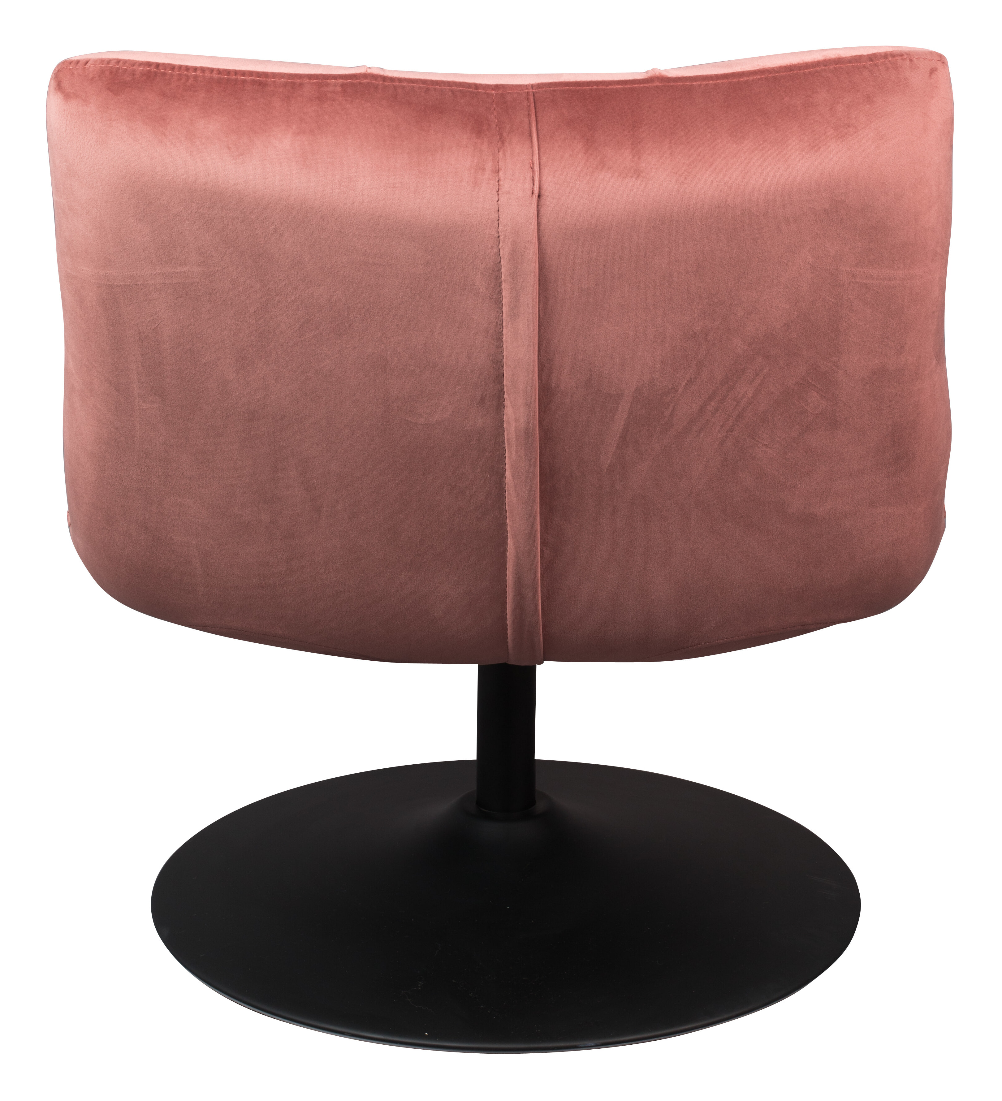 Dutchbone Fauteuil 'Bar' Velvet, kleur Roze