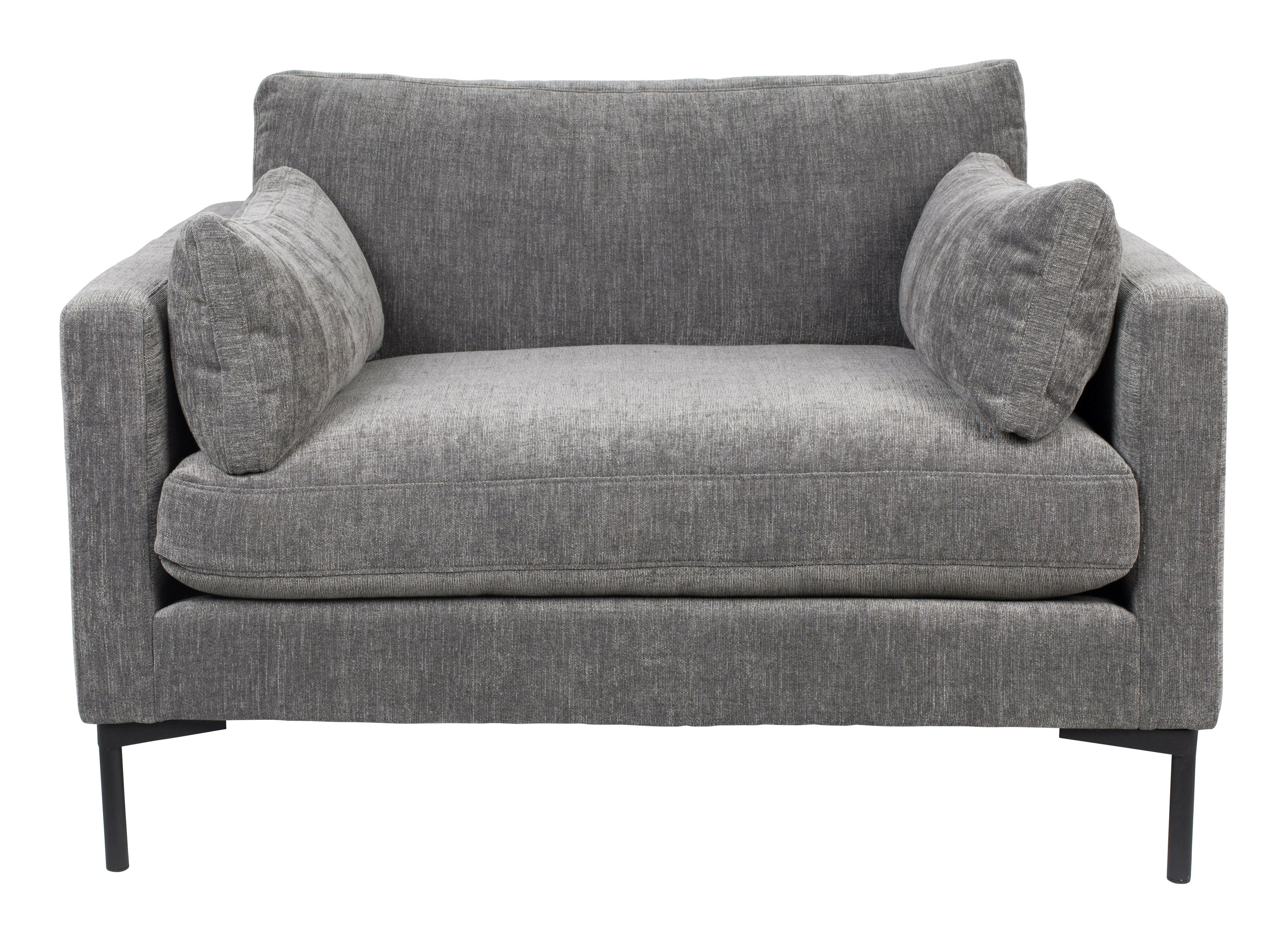 Zuiver Loveseat 'Summer' kleur Antraciet