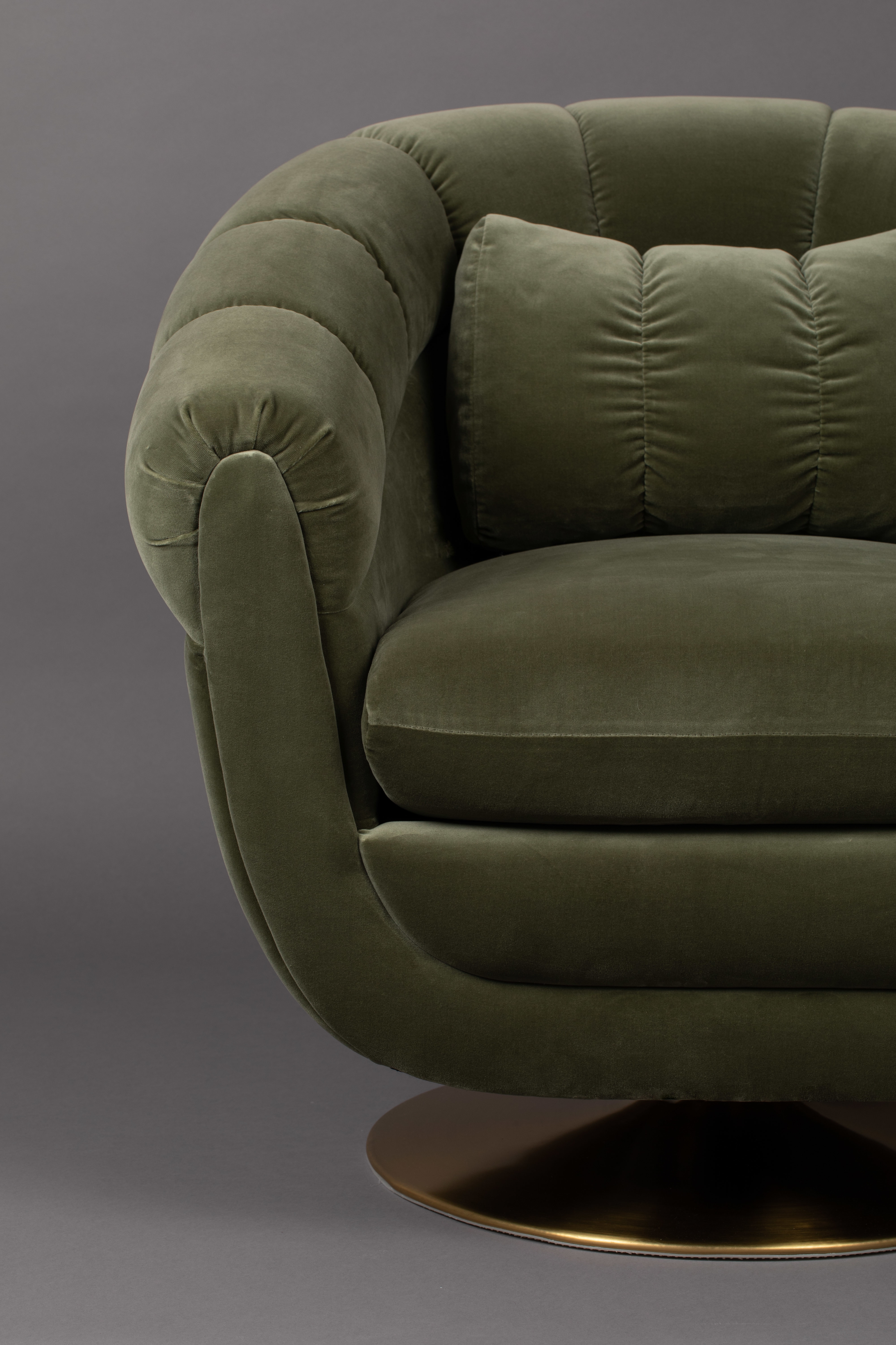 Dutchbone Fauteuil 'Member', kleur Olive