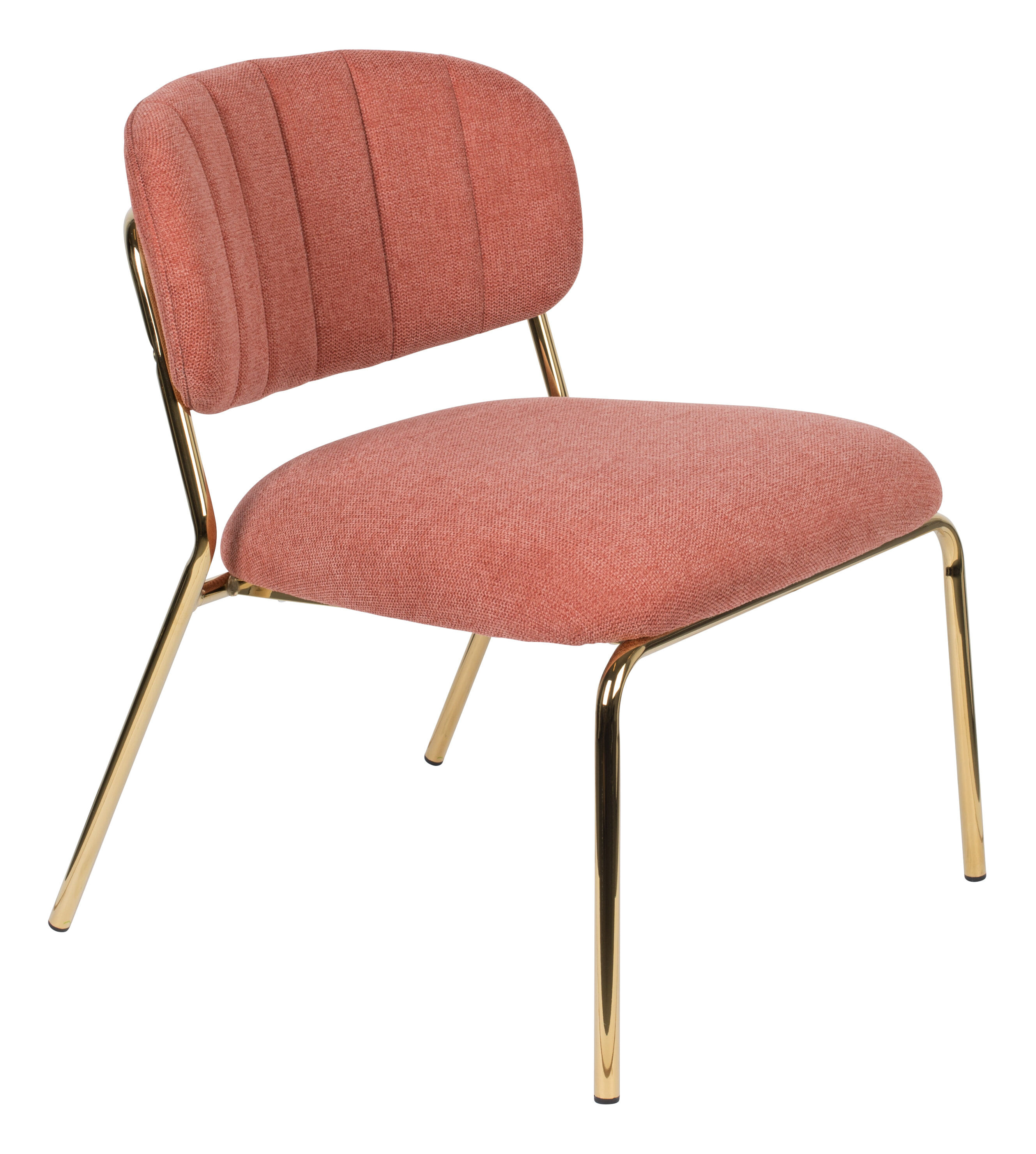 ZILT Fauteuil 'Kolten' kleur Goud/Roze ZILT Fauteuil 'Kolten' kleur Goud/Roze
